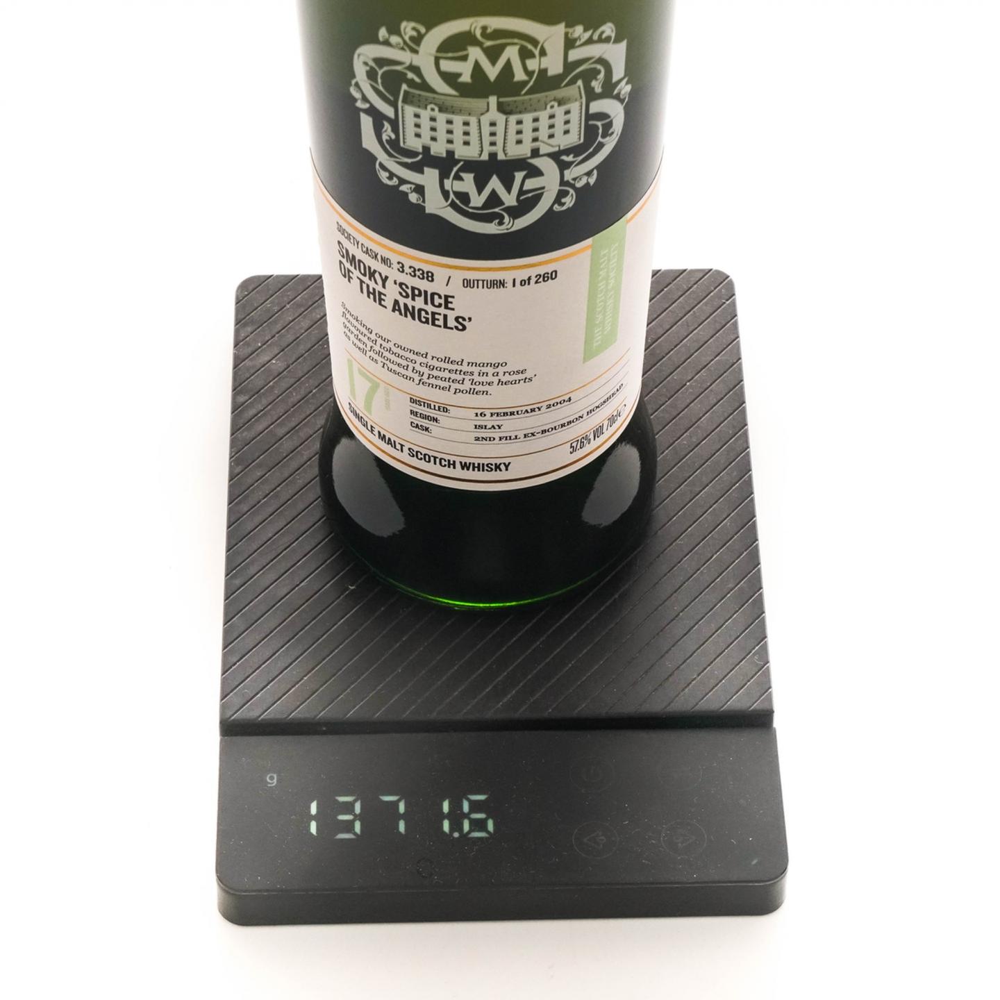 SMWS 3.338 波摩 17年 2004 单桶
