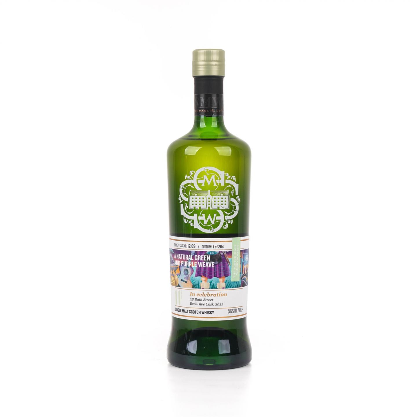 SMWS 12.69 本利亚克 11年 38 Bath Street Exclusive Cask 2022