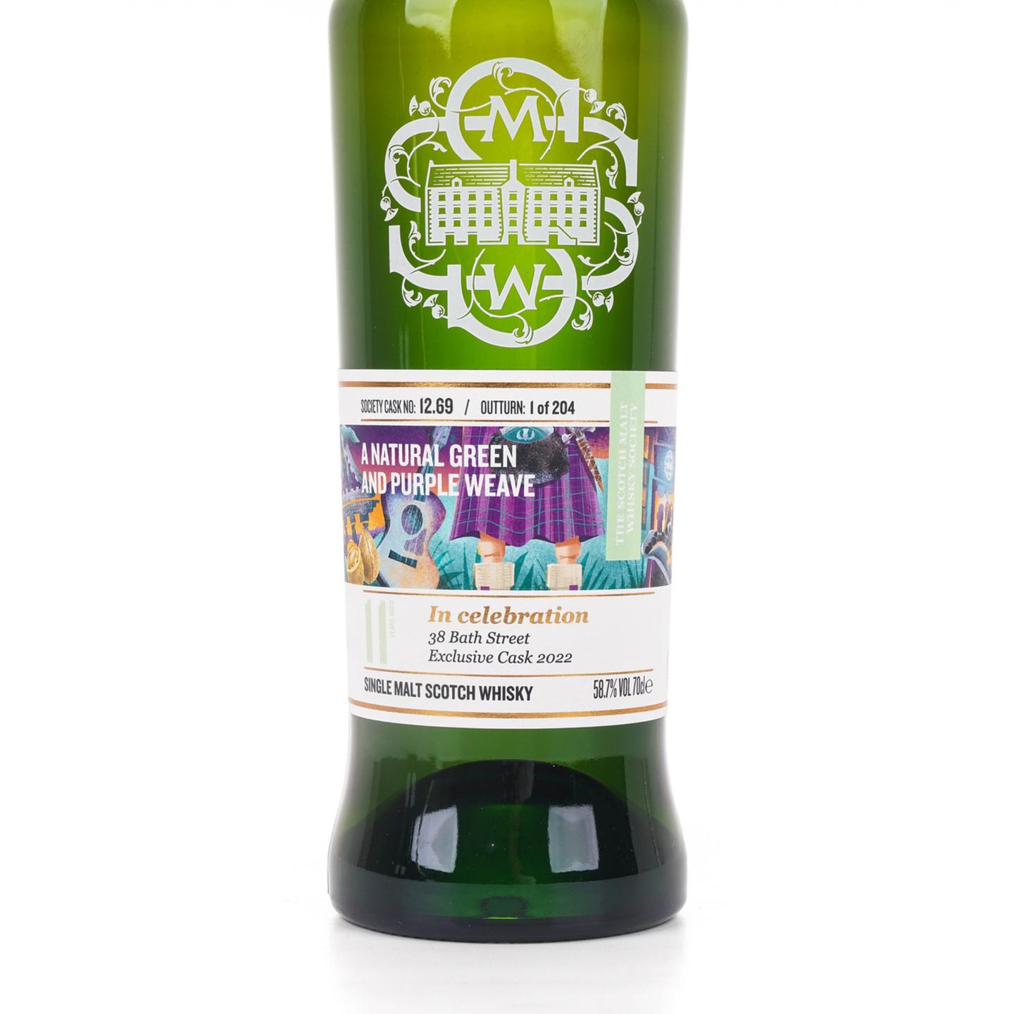 SMWS 12.69 本利亚克 11年 38 Bath Street Exclusive Cask 2022