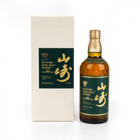 山崎 10年 金花标 Pure Malt 绿标 750ml