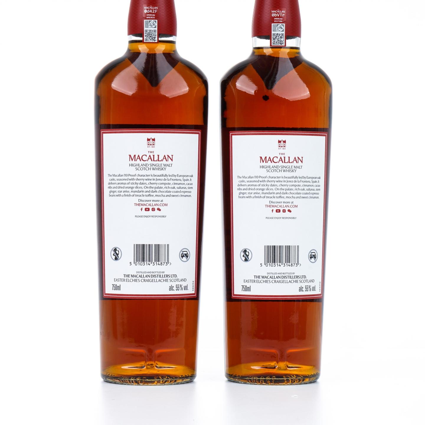 麦卡伦 12年 110 Proof 750ml 2支组