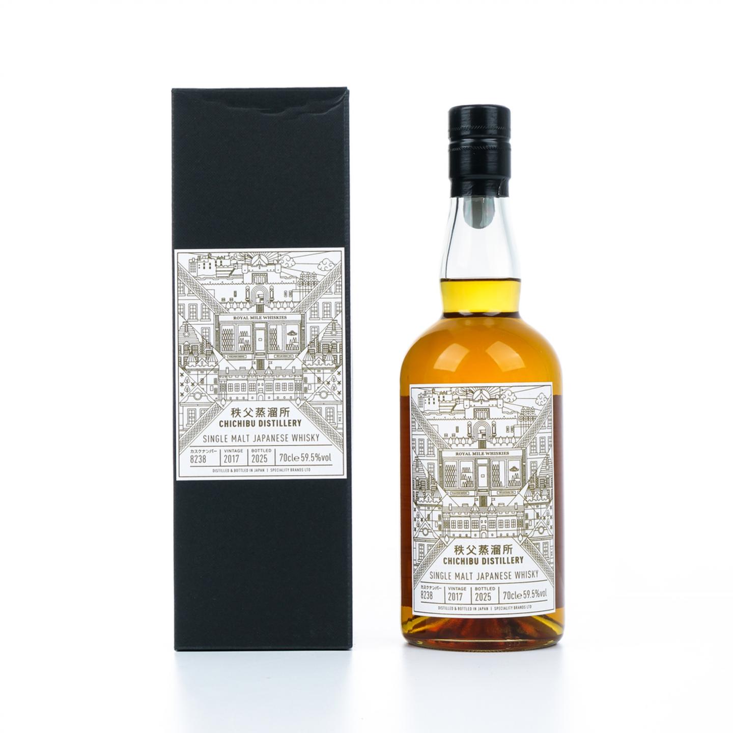 秩父 2017-2025 单桶#8238 英國ROYAL MILE WHISKIES限定