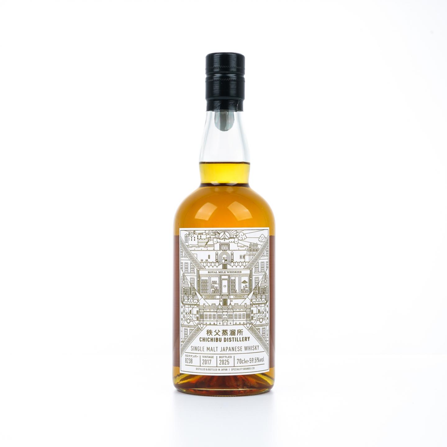 秩父 2017-2025 单桶#8238 英國ROYAL MILE WHISKIES限定