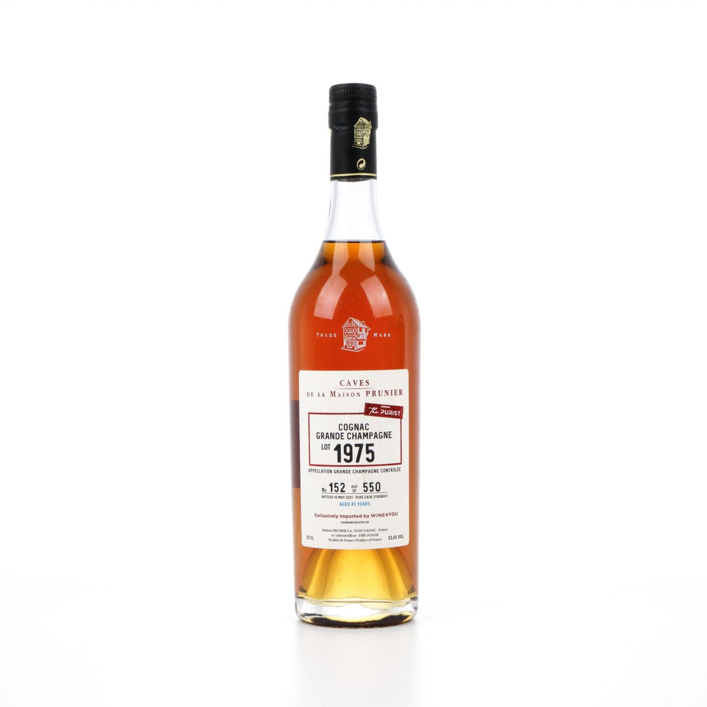 Prunier 普诺尼 45年 1975-2021 大香槟区 干邑 Wine4you