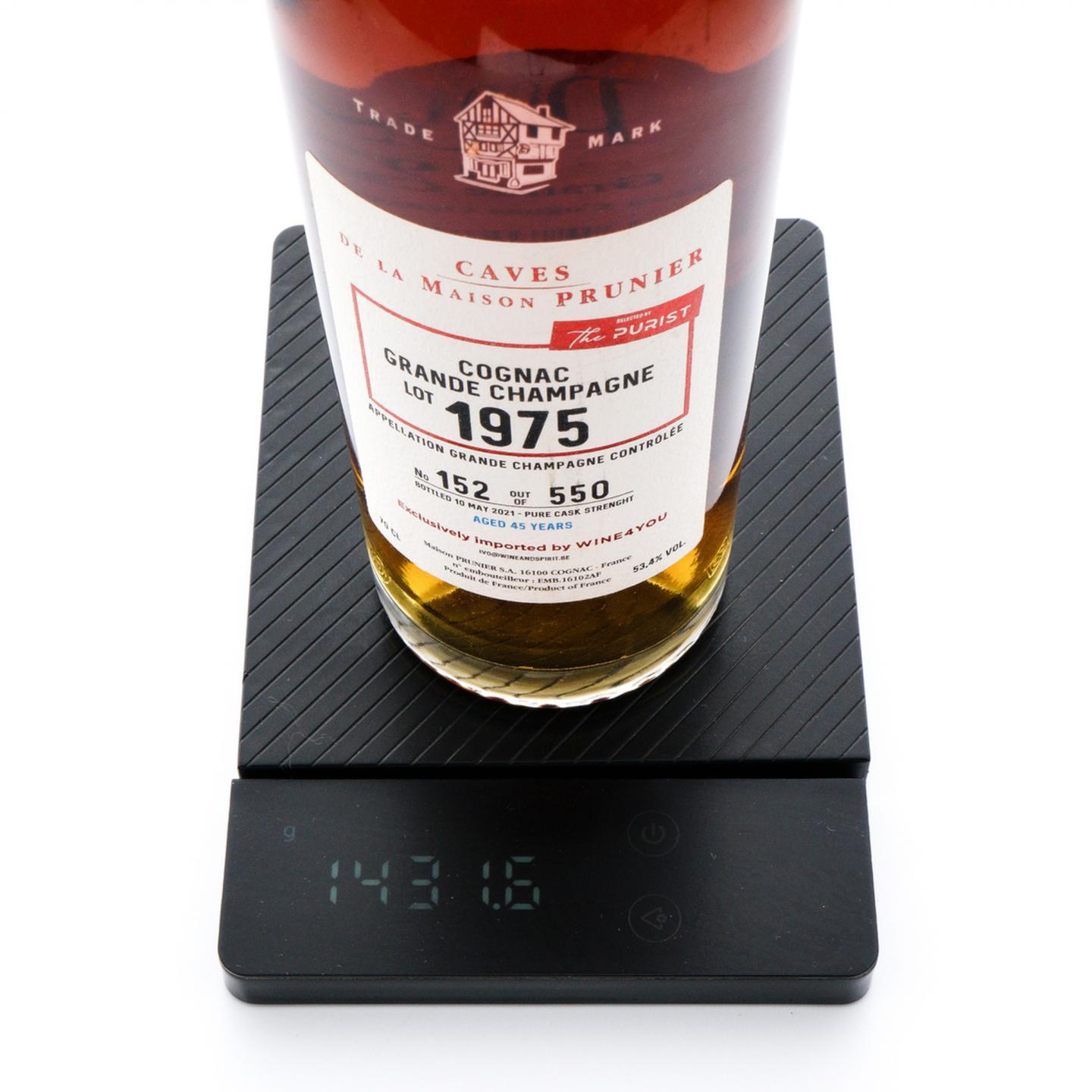 Prunier 普诺尼 45年 1975-2021 大香槟区 干邑 Wine4you