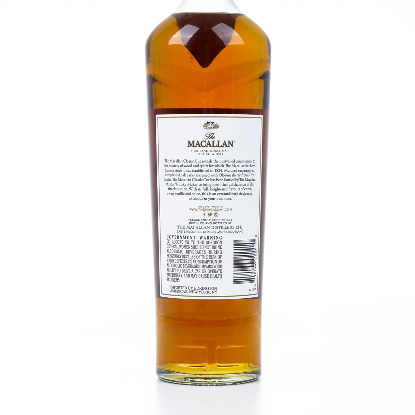 【附X光图】麦卡伦 Classic Cut 2018精粹 750ml