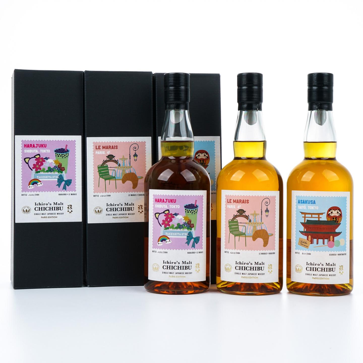 秩父 巴黎Whisky Live 2025 限定版 3瓶组