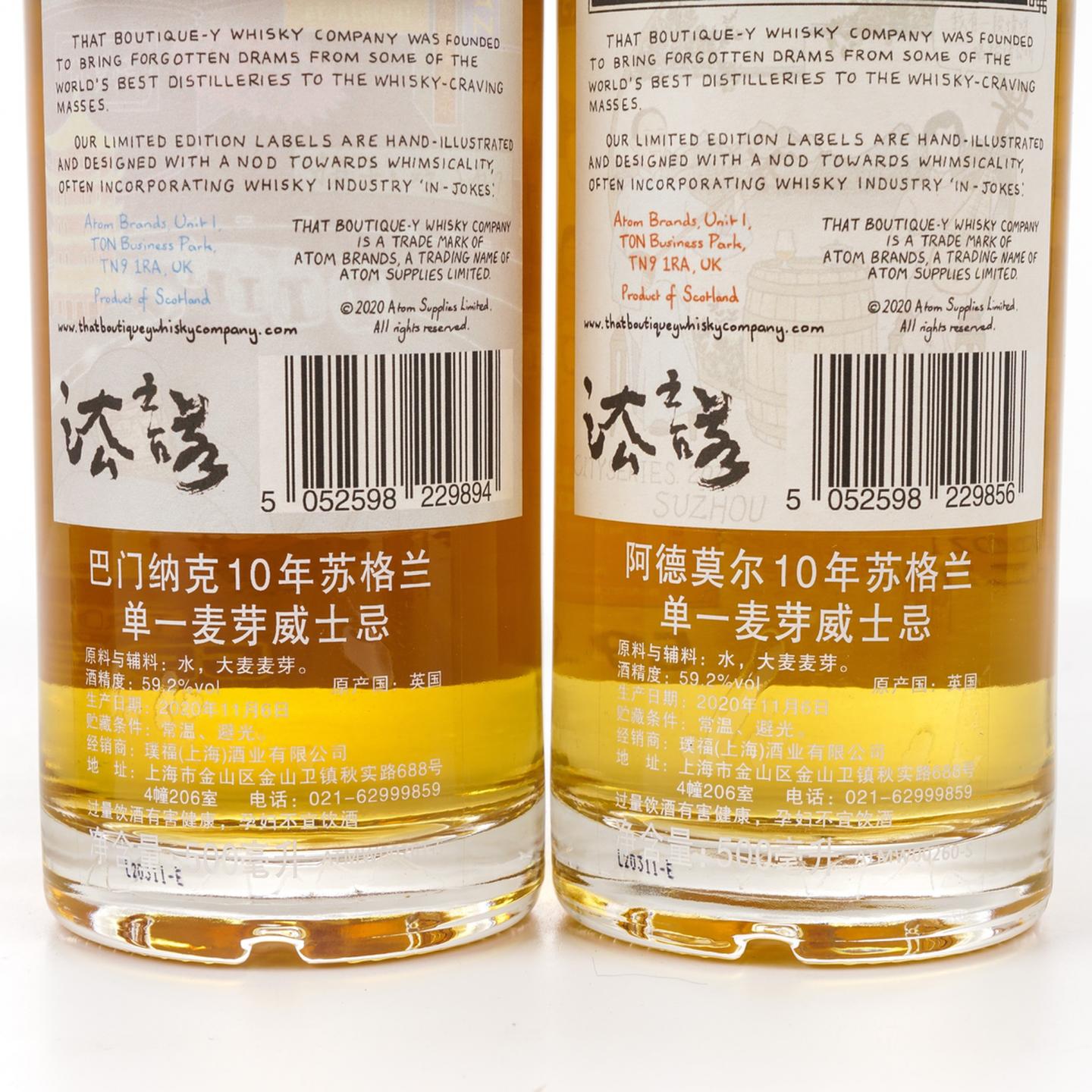 TBWC 漫画标 中国城市系列2021 500ml*10瓶组