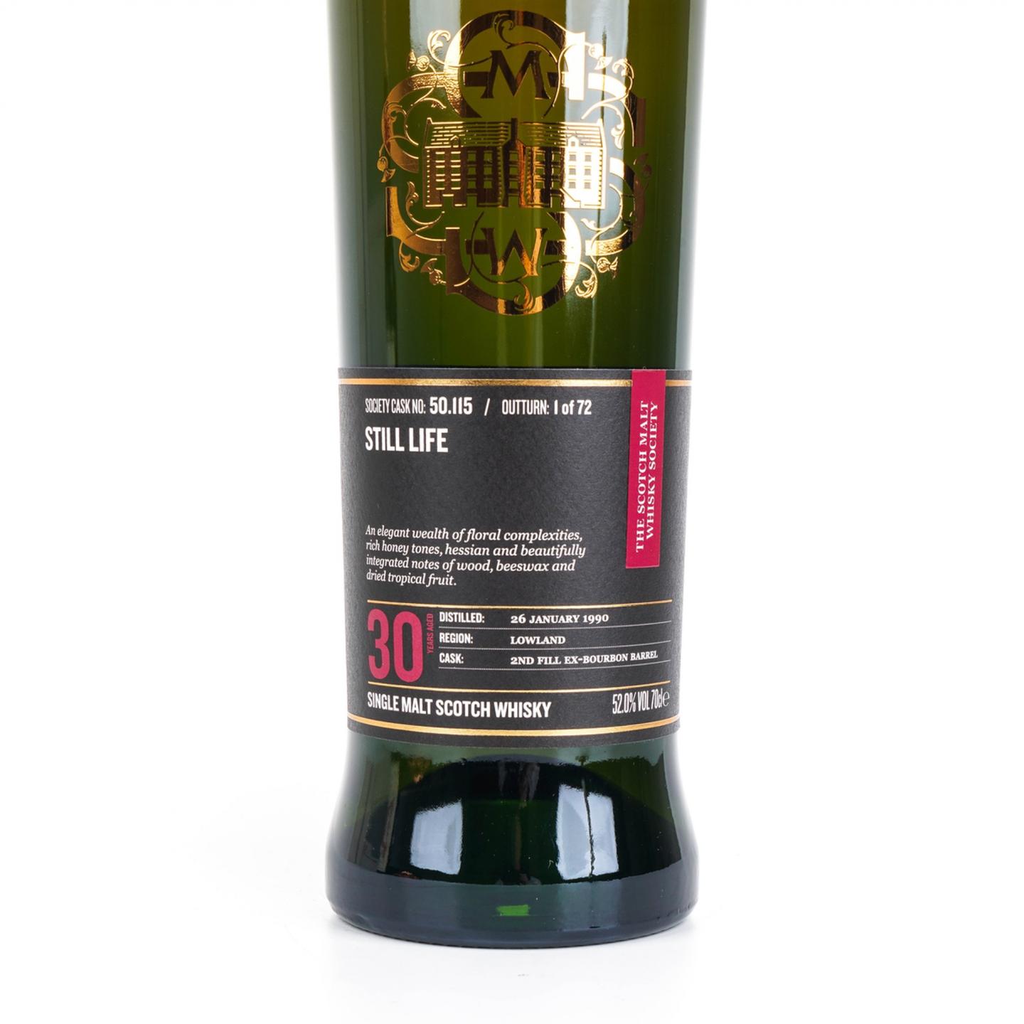 SMWS 50.115 磐火 30年 1990 静物画