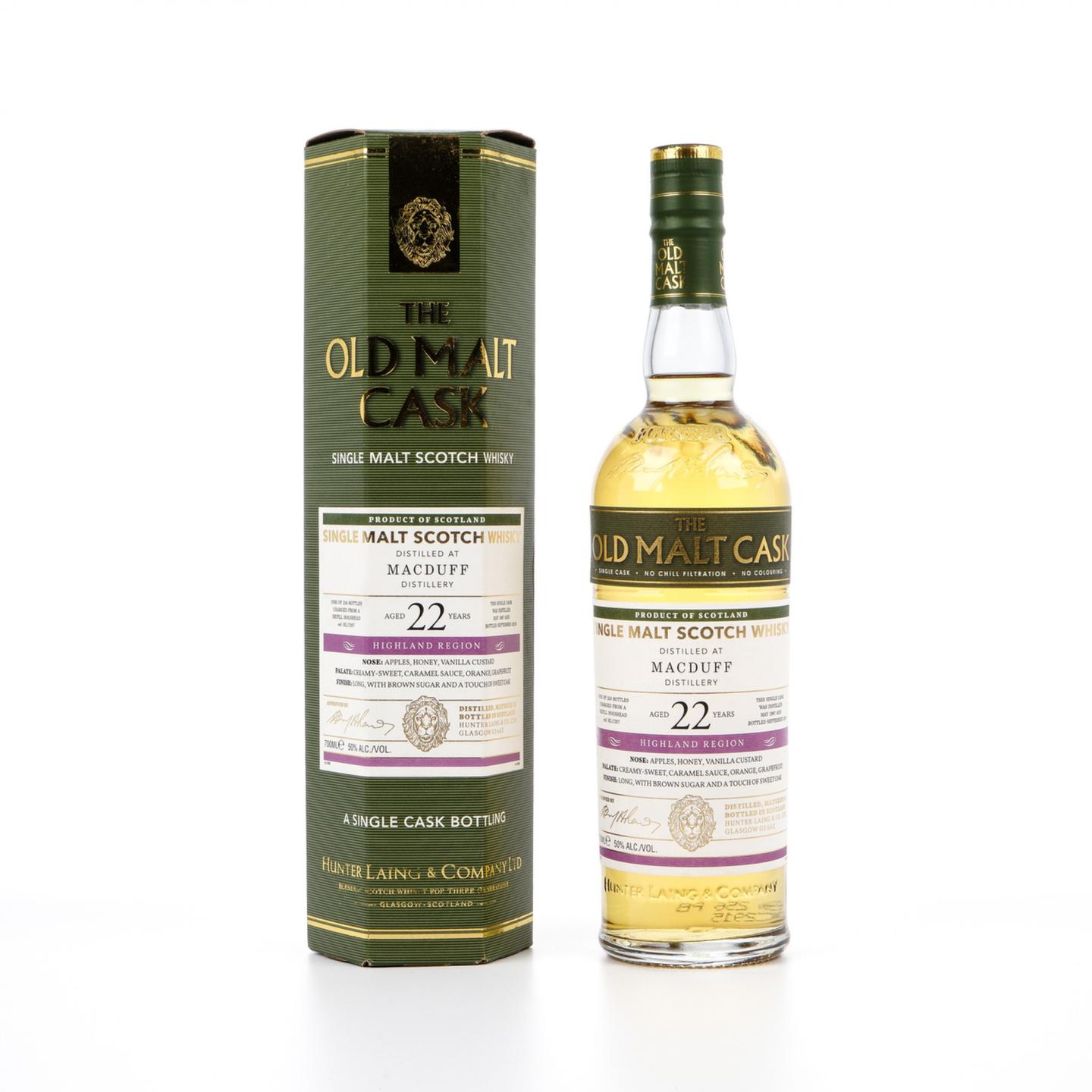 麦克杜夫 22年 1997-2019 单桶 HL Old Malt Cask 50%