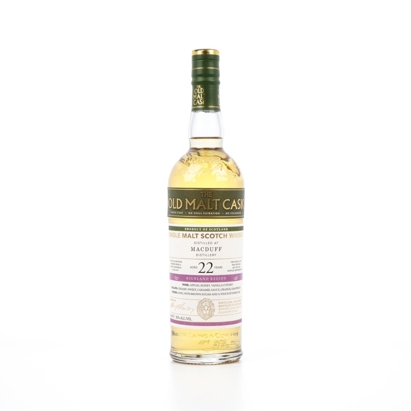 麦克杜夫 22年 1997-2019 单桶 HL Old Malt Cask 50%