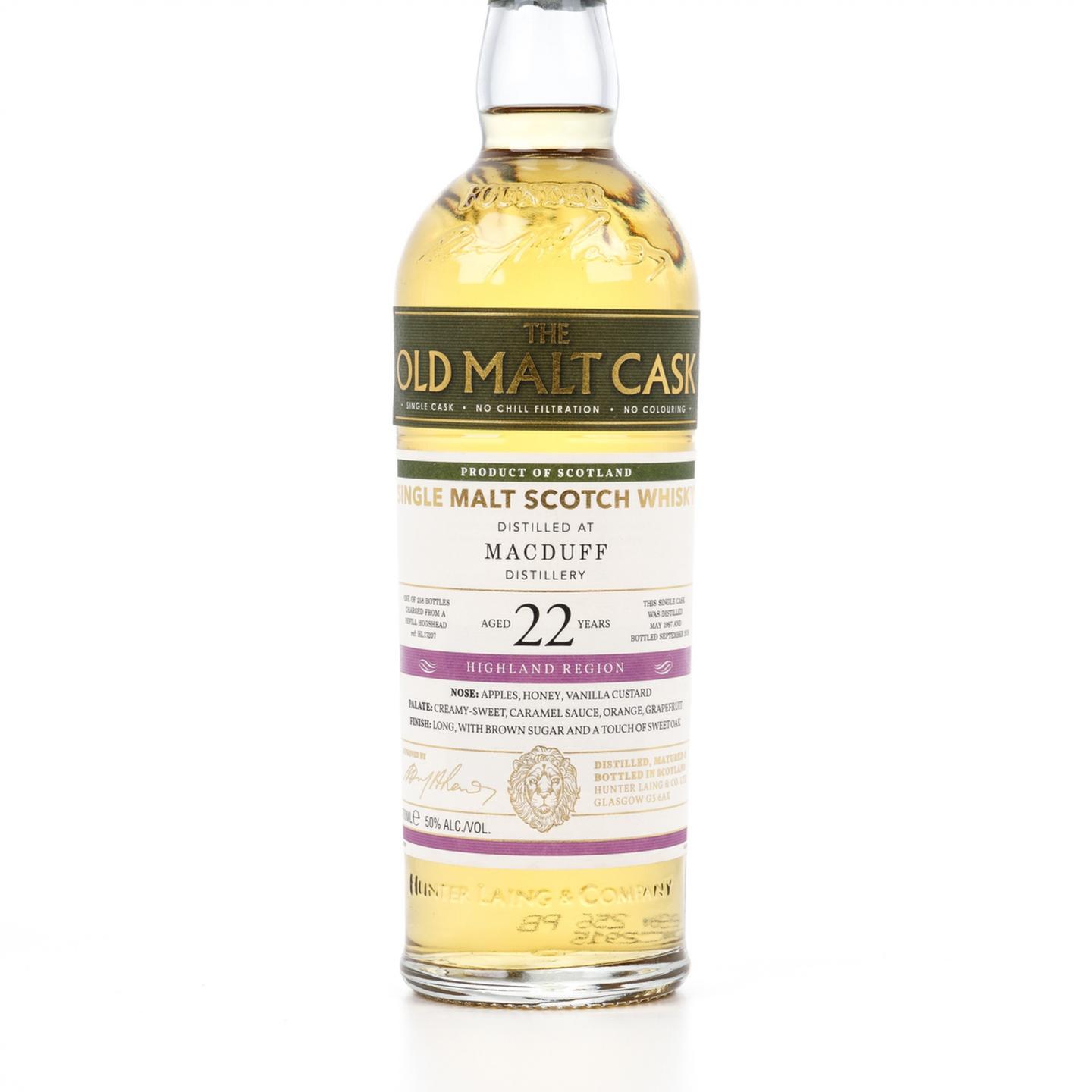 麦克杜夫 22年 1997-2019 单桶 HL Old Malt Cask 50%