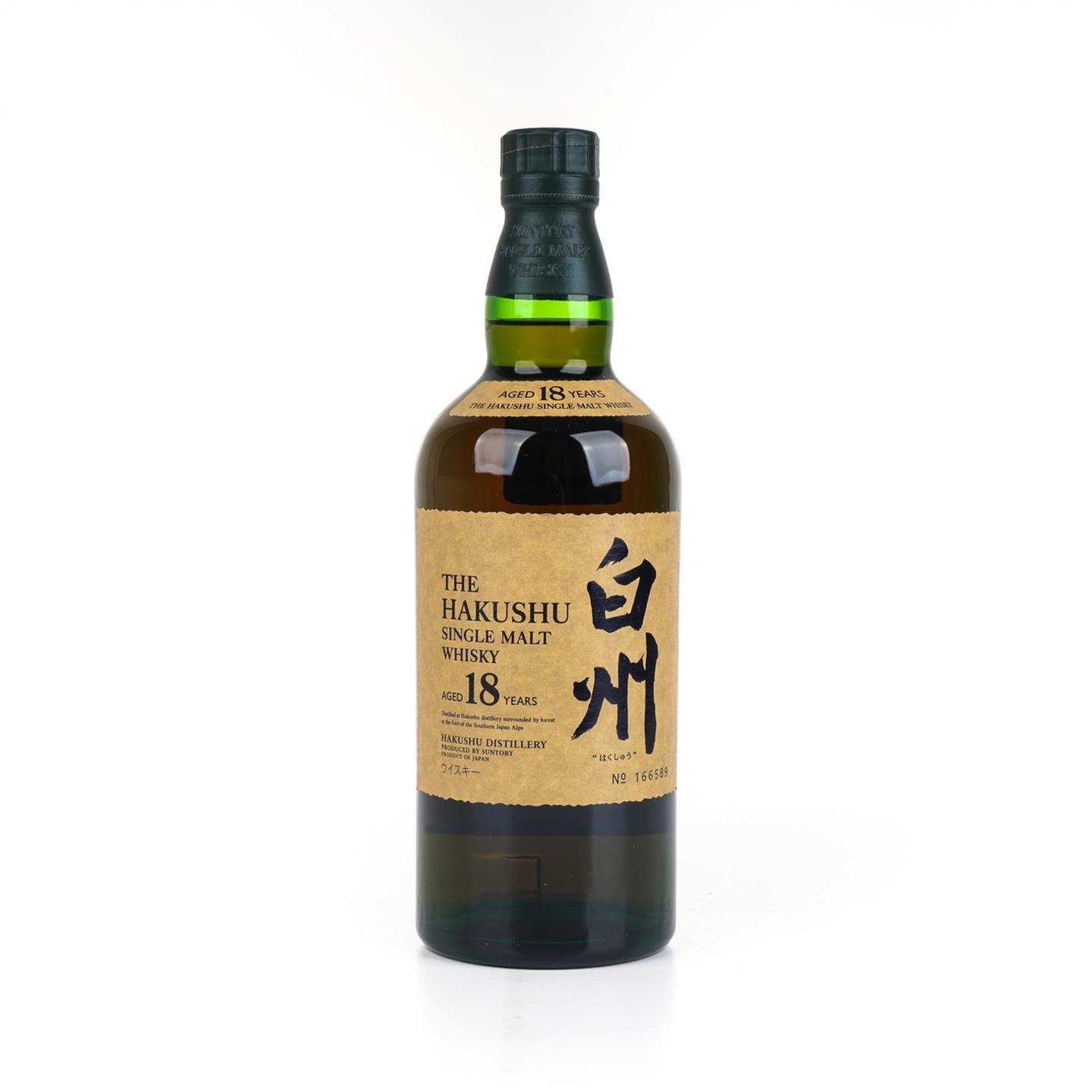 白州 18年 单一麦芽 瓶号166589