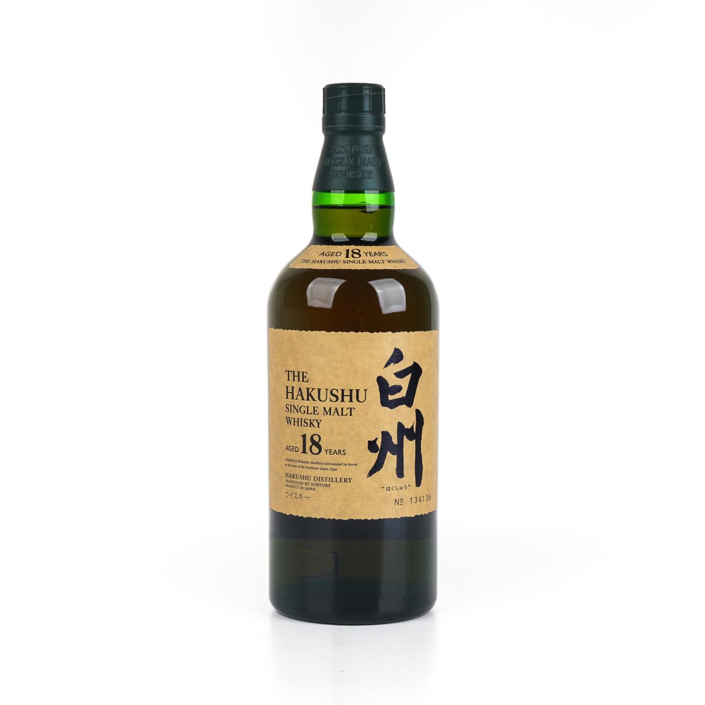 白州 18年 单一麦芽 瓶号134136