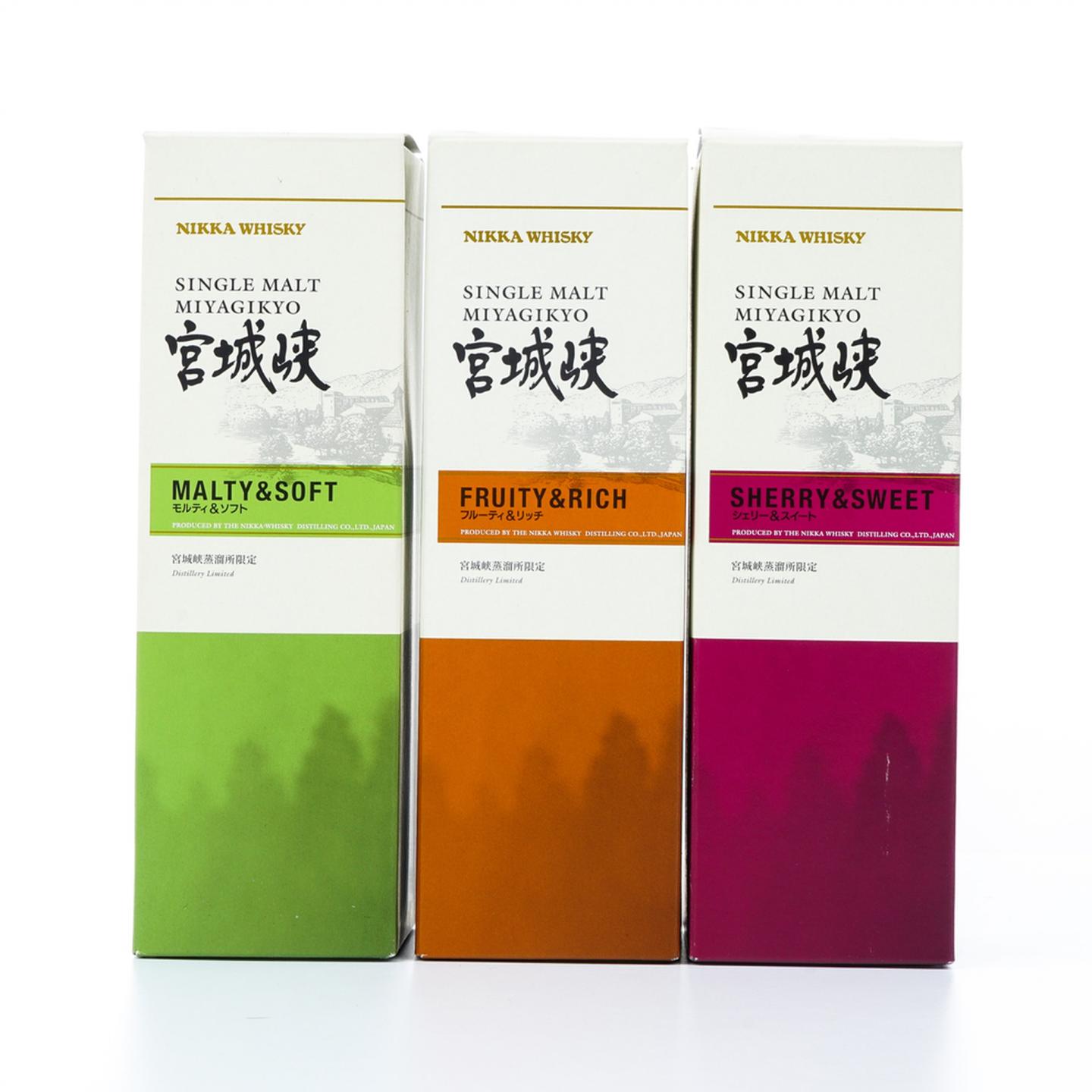 宫城峡 风味桶 Distillery Limited 500ml*3支组
