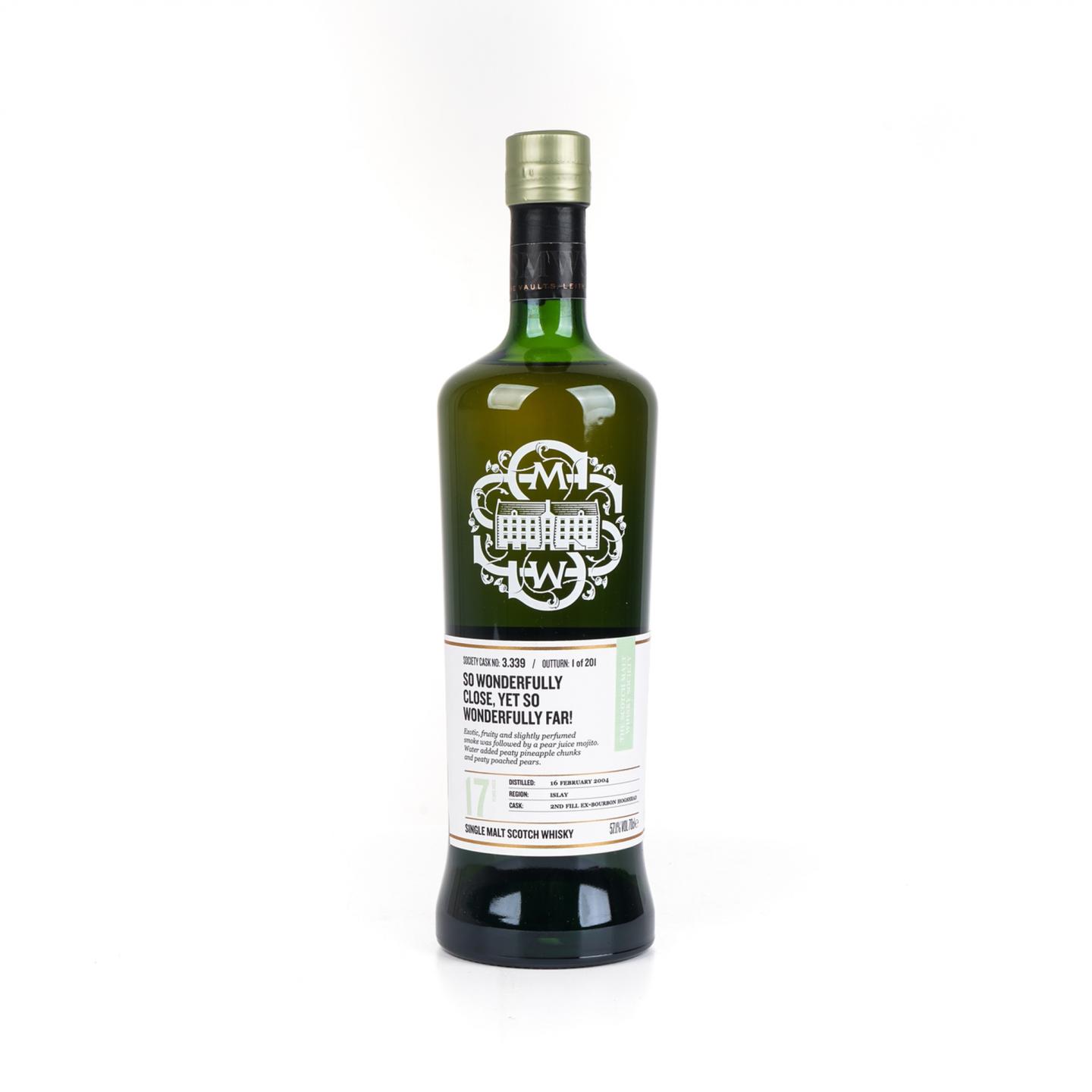 SMWS 3.339 波摩 17年 2004 单桶