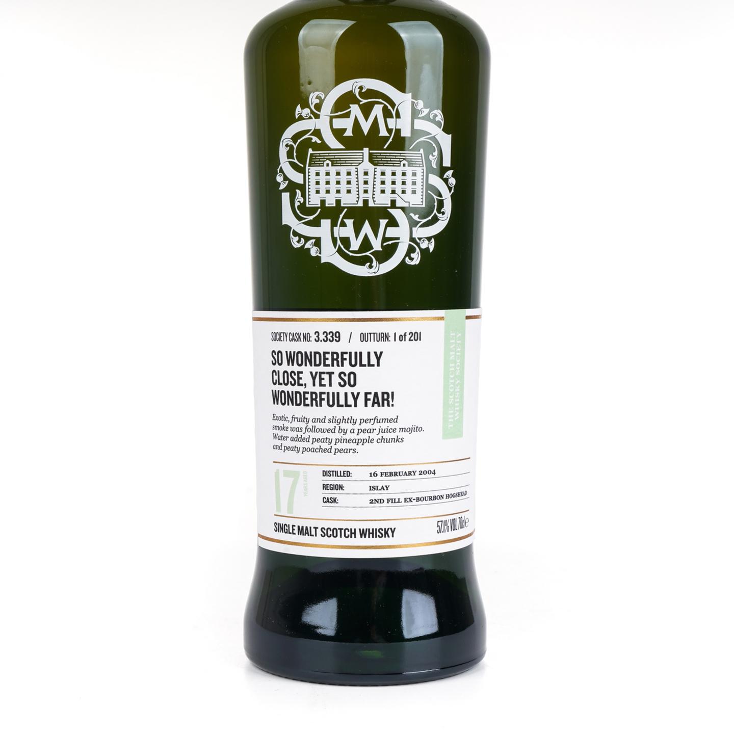 SMWS 3.339 波摩 17年 2004 单桶