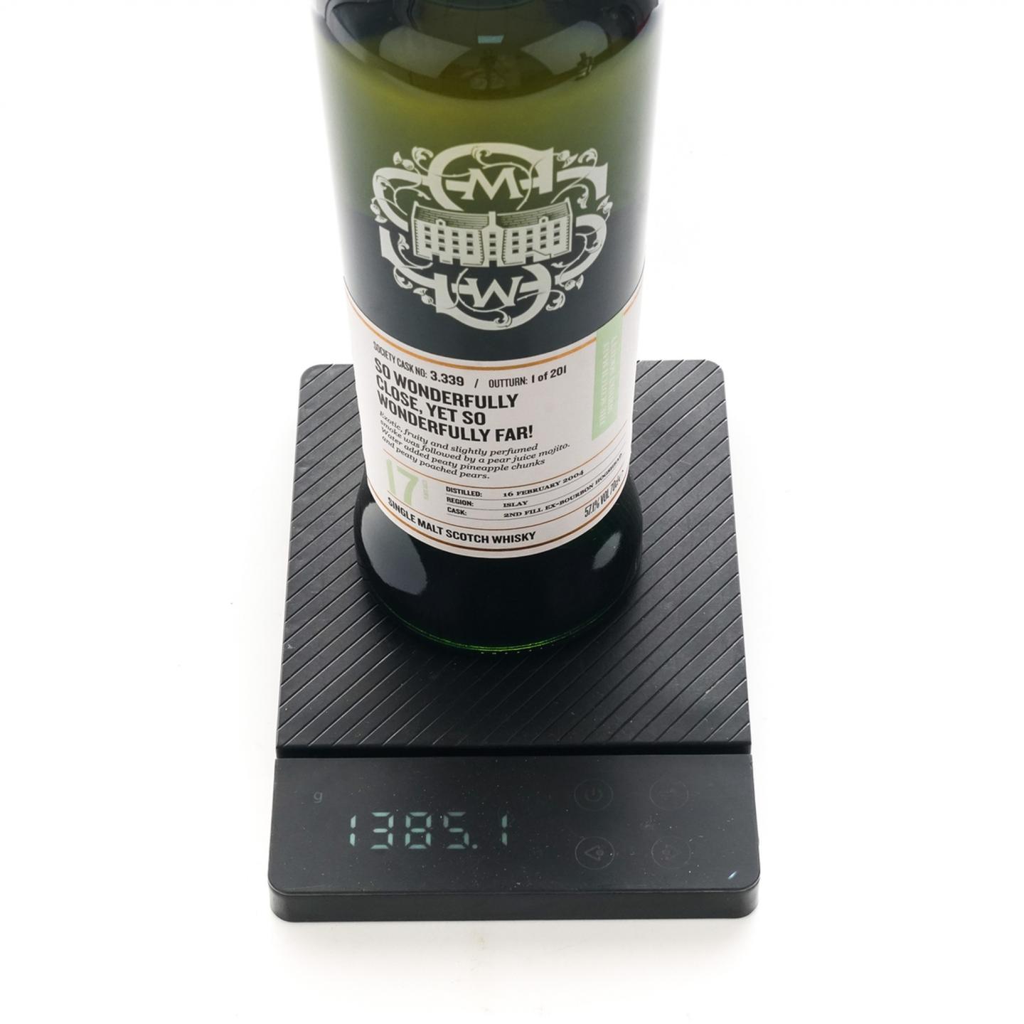 SMWS 3.339 波摩 17年 2004 单桶
