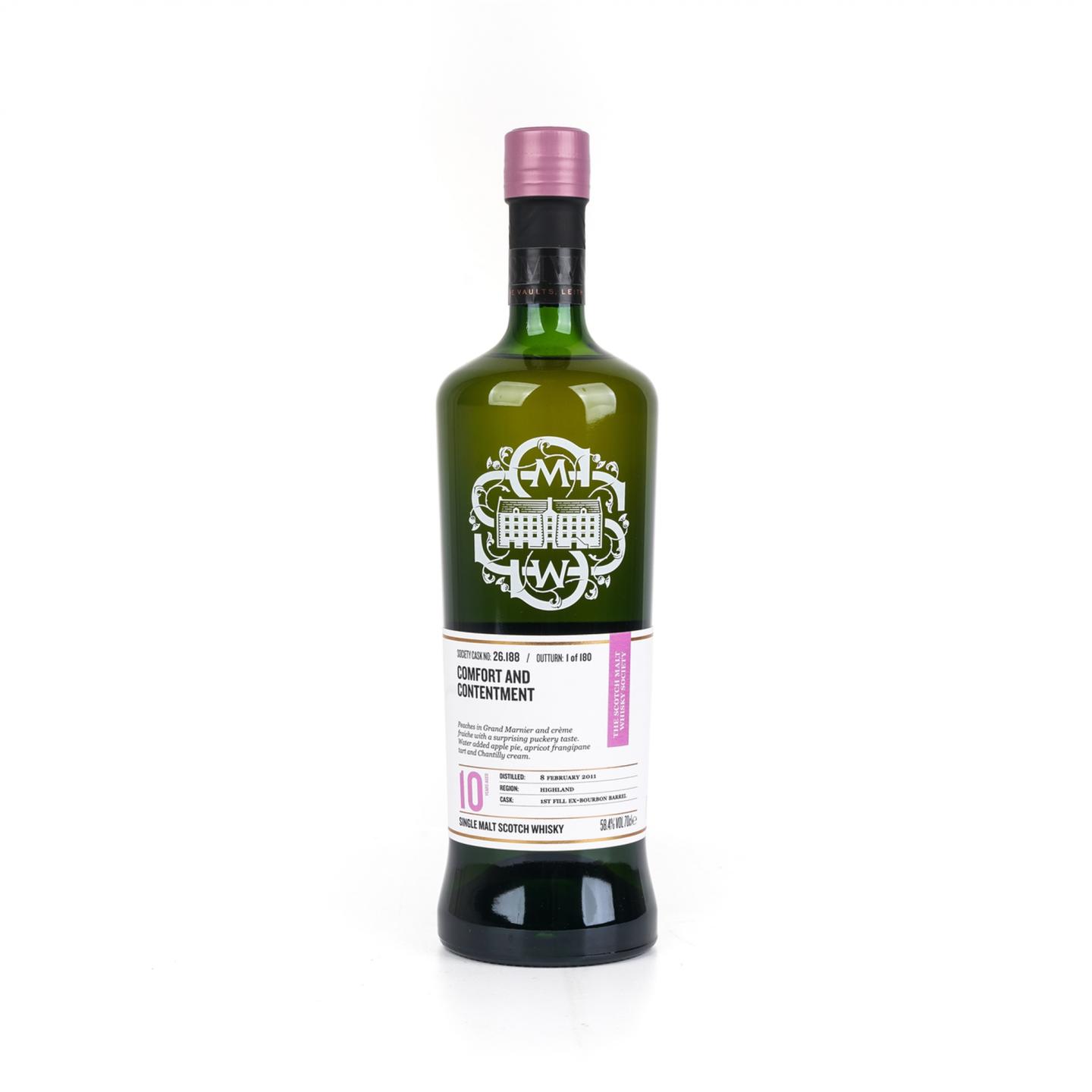 SMWS 26.188 克里尼利基 10年 2011 单桶