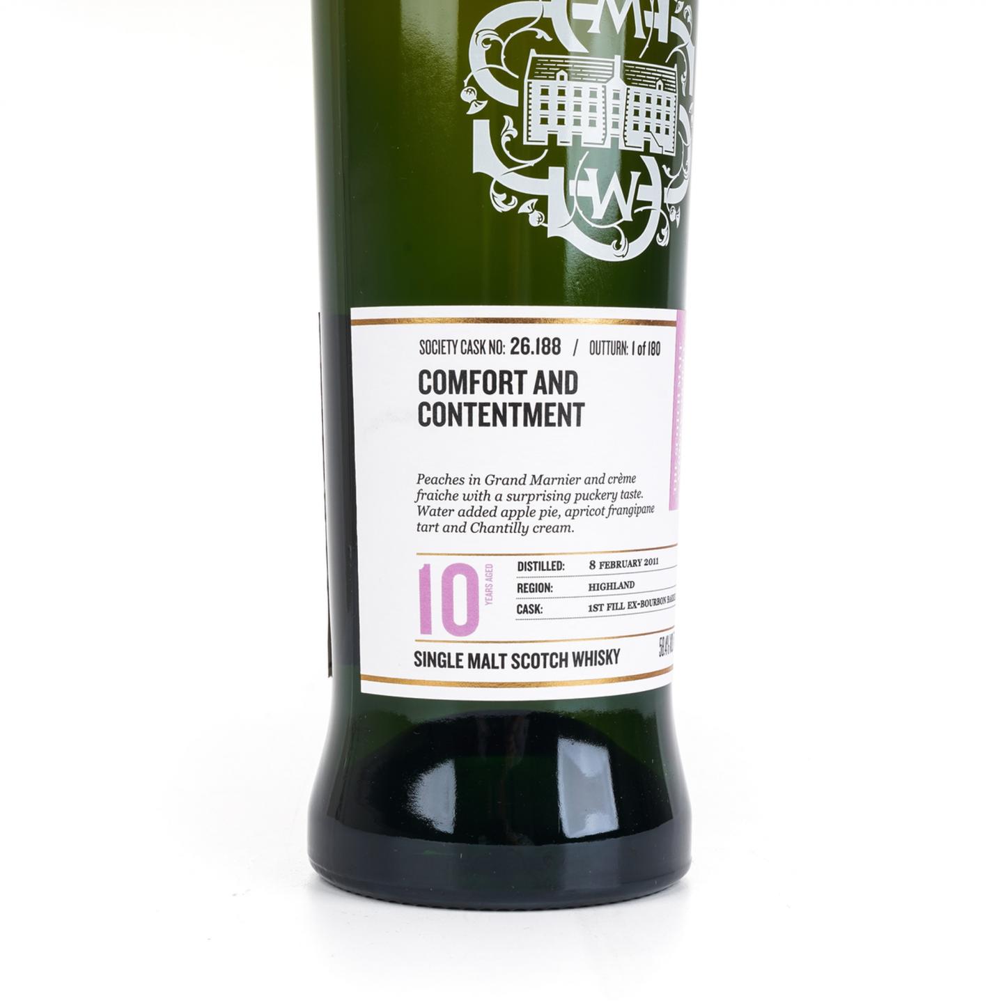 SMWS 26.188 克里尼利基 10年 2011 单桶