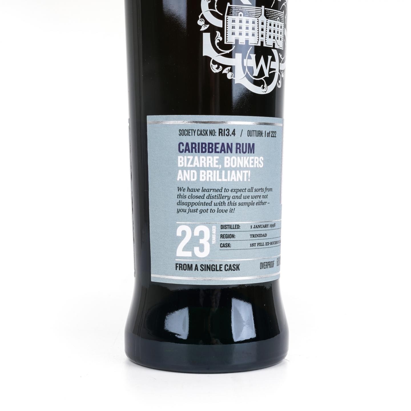 SMWS R13.4 Caroni 23年 1998 朗姆酒