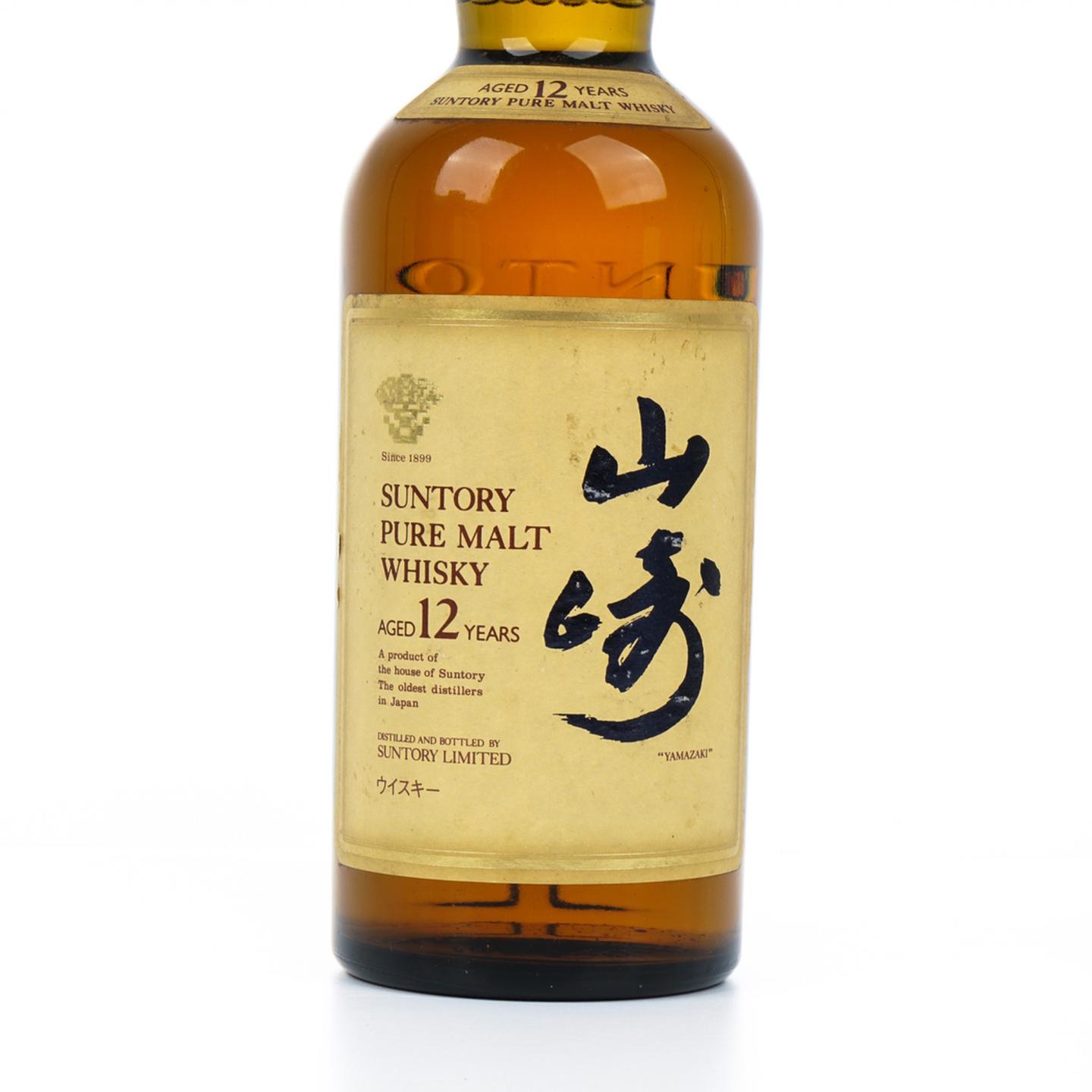 山崎 12年 金花标 Pure Malt 750ml 非原盒