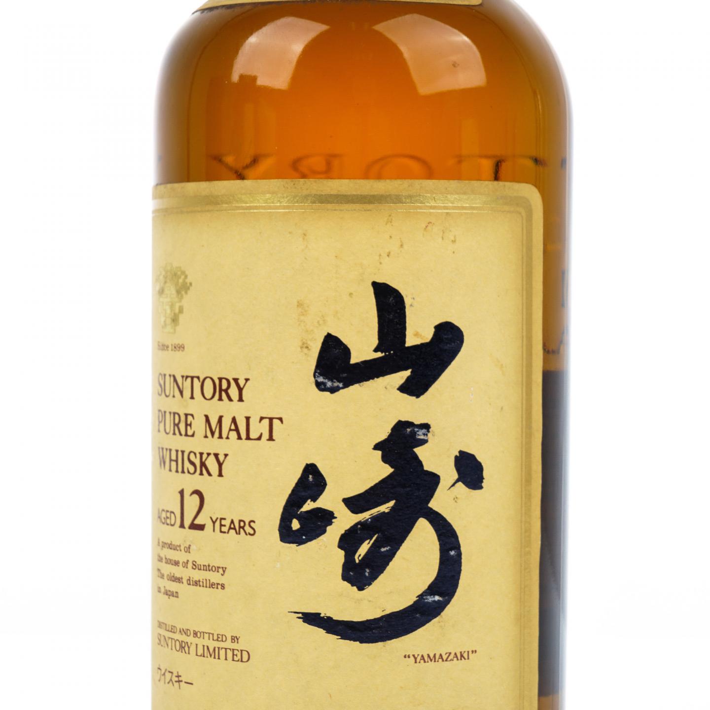 山崎 12年 金花标 Pure Malt 750ml 非原盒