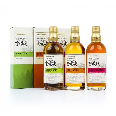 宫城峡 风味桶 Distillery Limited 500ml*3支组