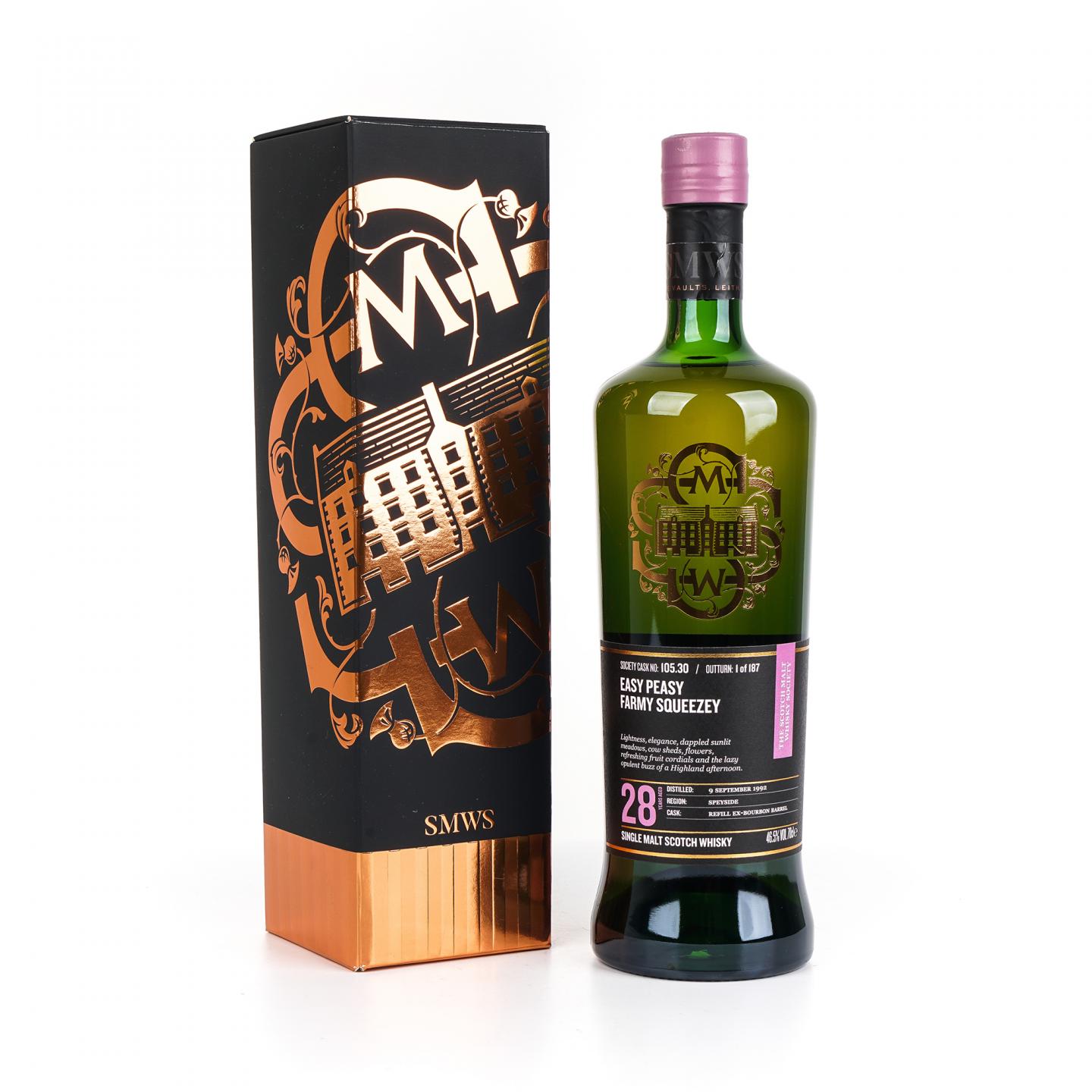 SMWS 105.30 桐摩 28年 1992