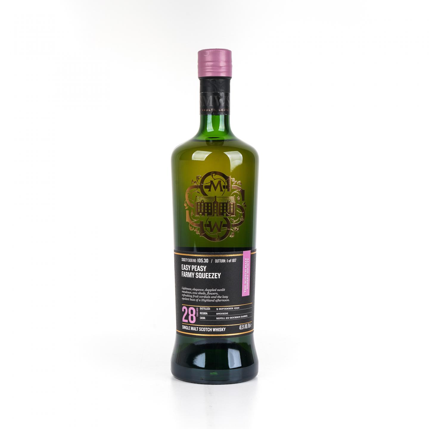 SMWS 105.30 桐摩 28年 1992