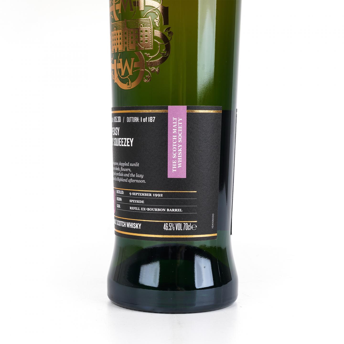 SMWS 105.30 桐摩 28年 1992