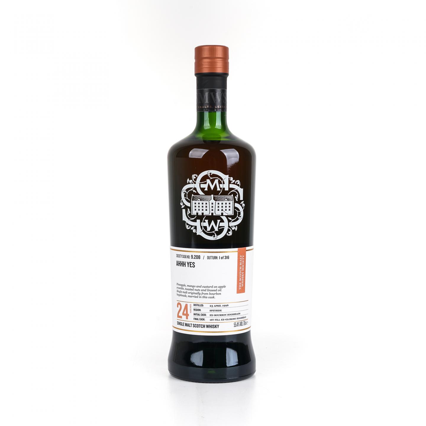 SMWS 9.208 格兰冠 24年 1996 雪莉桶后熟