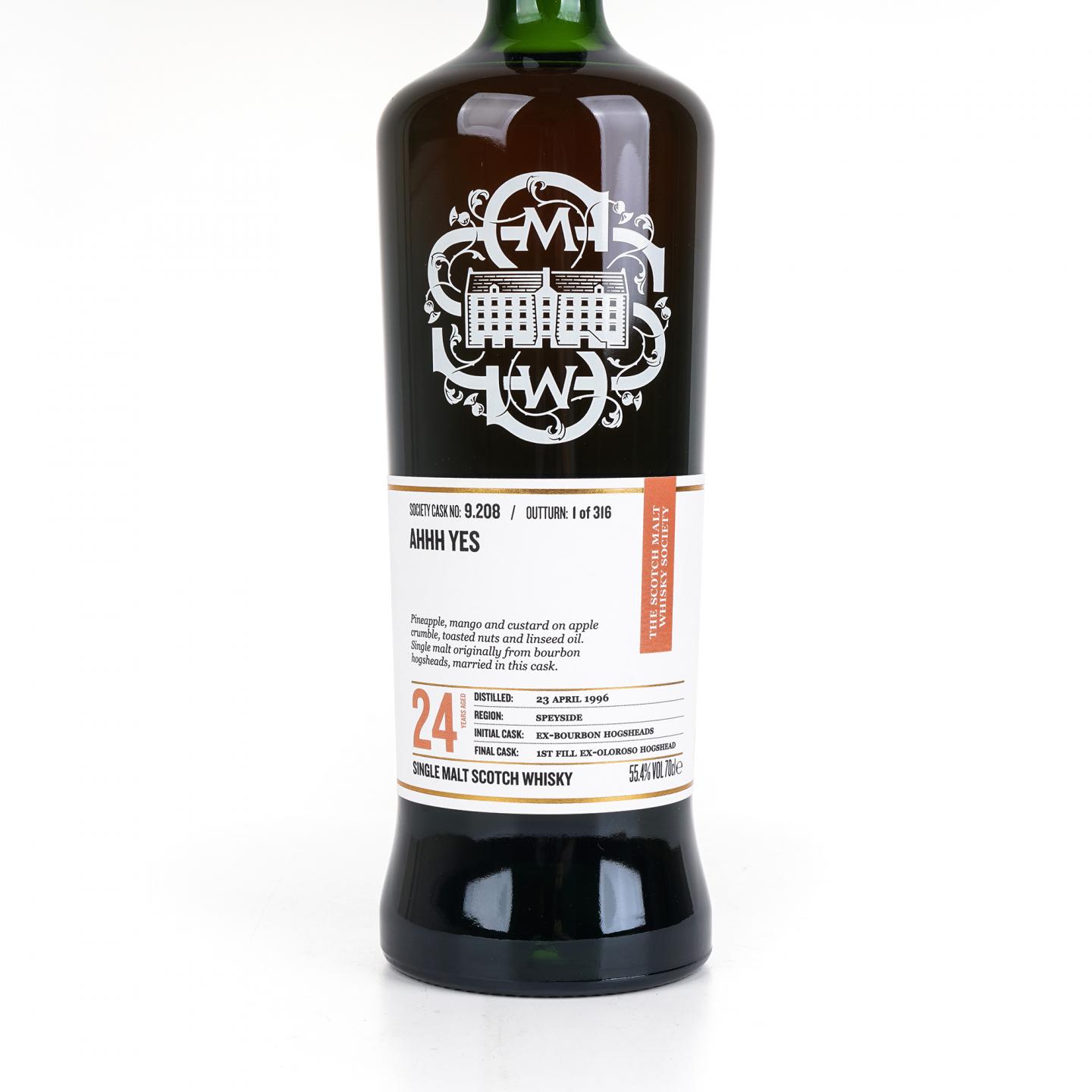 SMWS 9.208 格兰冠 24年 1996 雪莉桶后熟