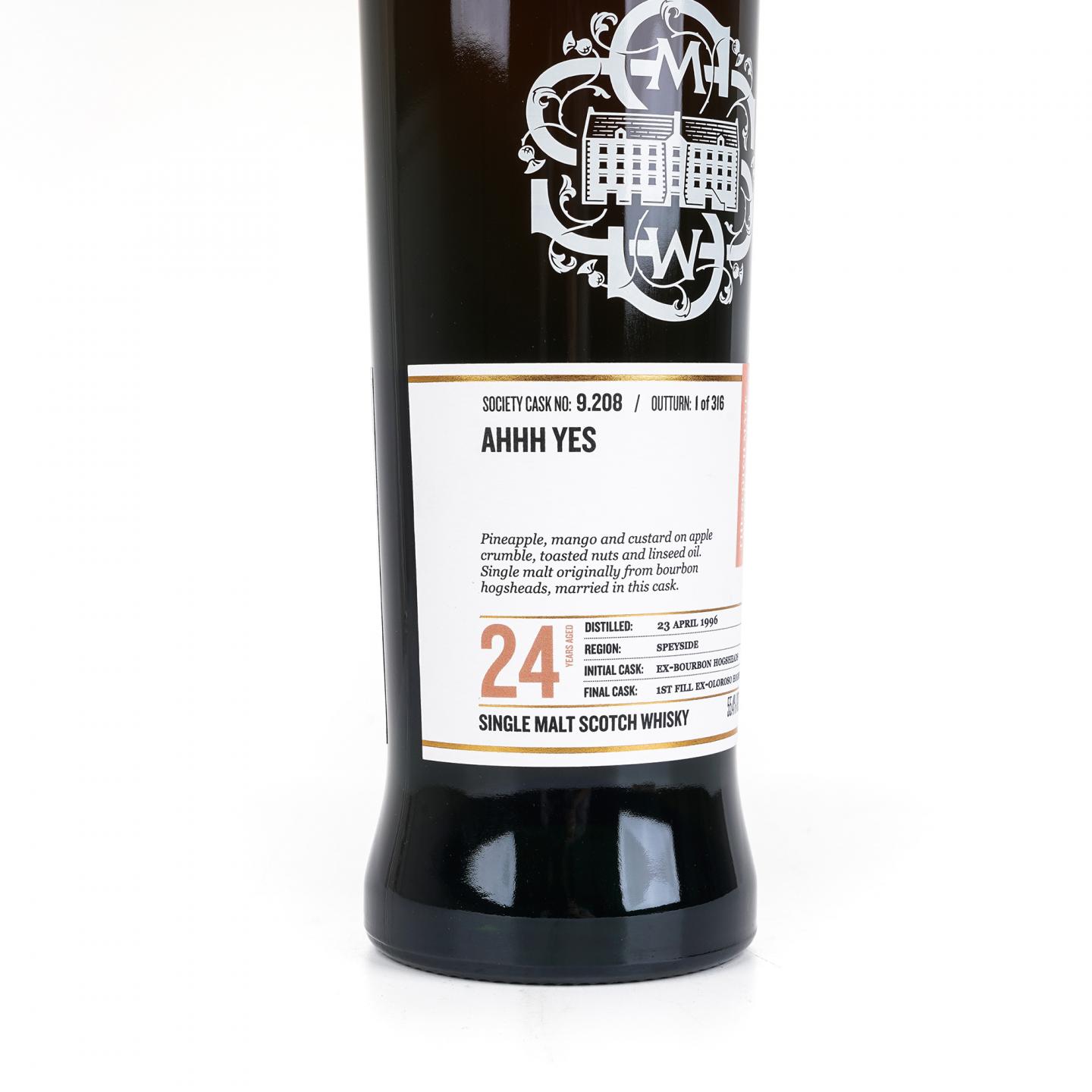 SMWS 9.208 格兰冠 24年 1996 雪莉桶后熟