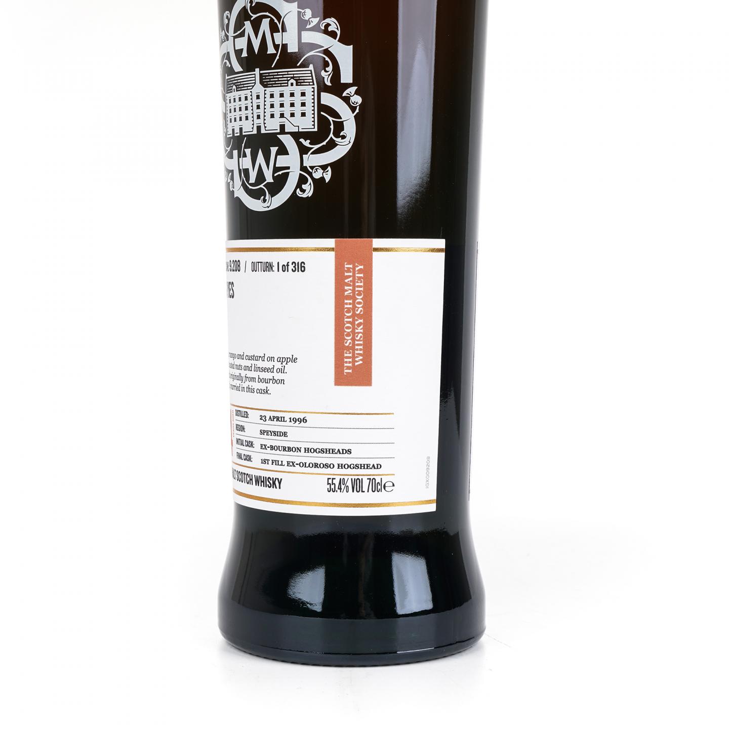 SMWS 9.208 格兰冠 24年 1996 雪莉桶后熟