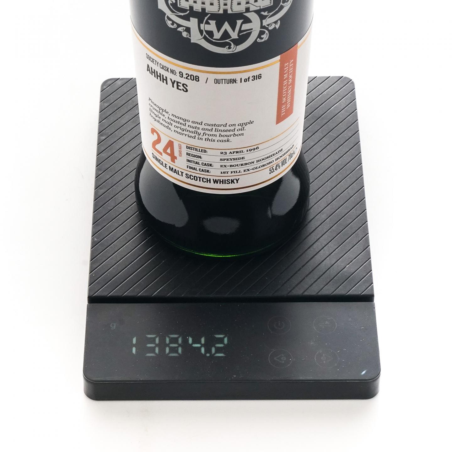 SMWS 9.208 格兰冠 24年 1996 雪莉桶后熟