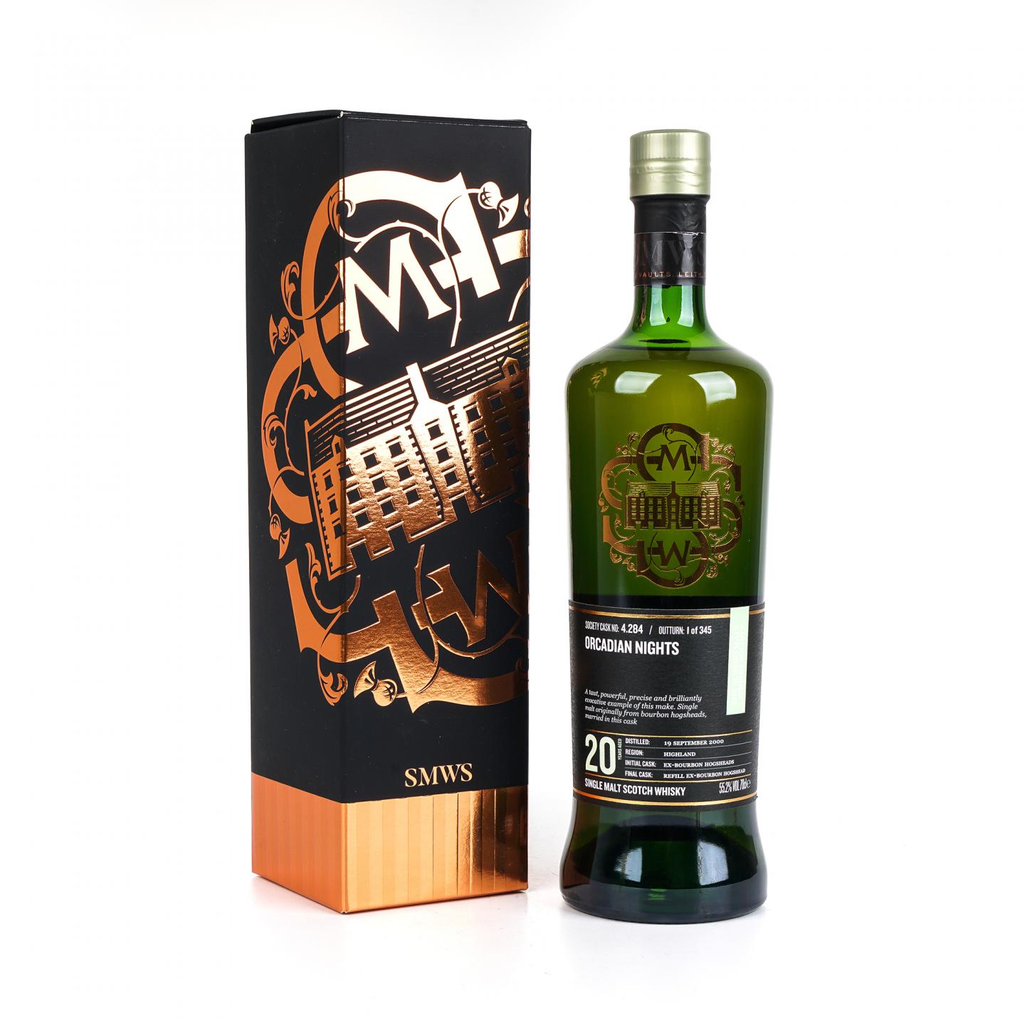 SMWS 4.284 高原骑士 20年 2000 单桶