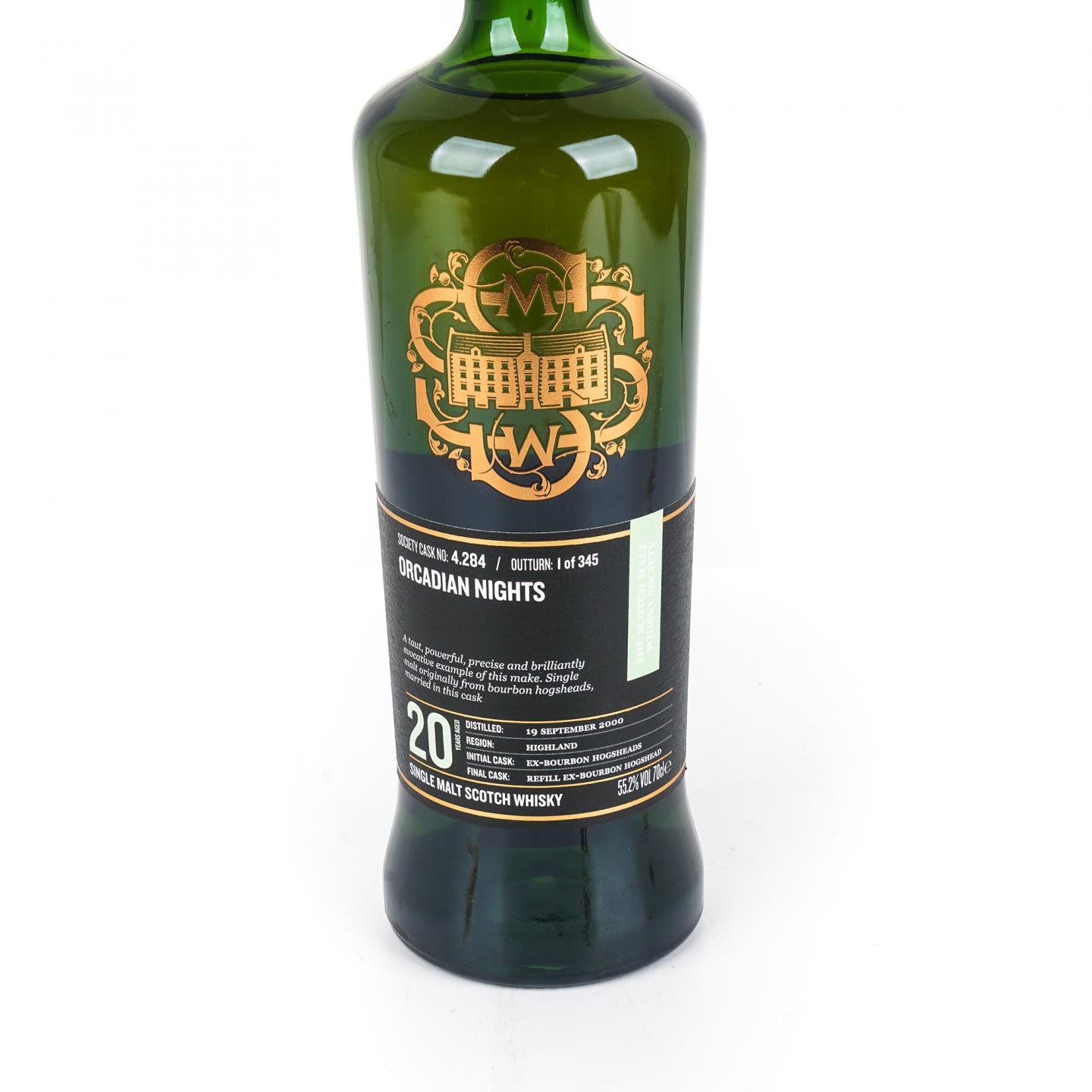 SMWS 4.284 高原骑士 20年 2000 单桶