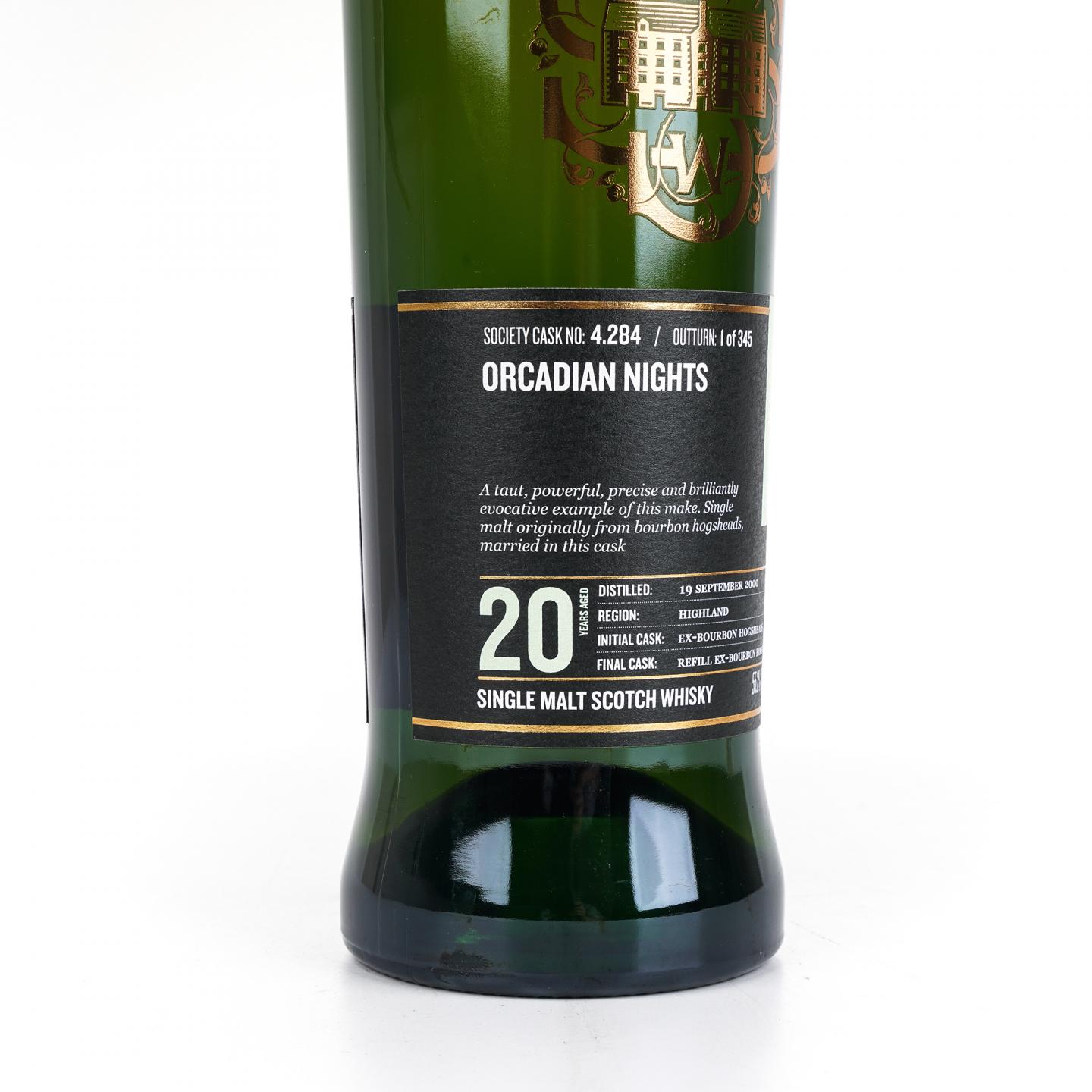 SMWS 4.284 高原骑士 20年 2000 单桶