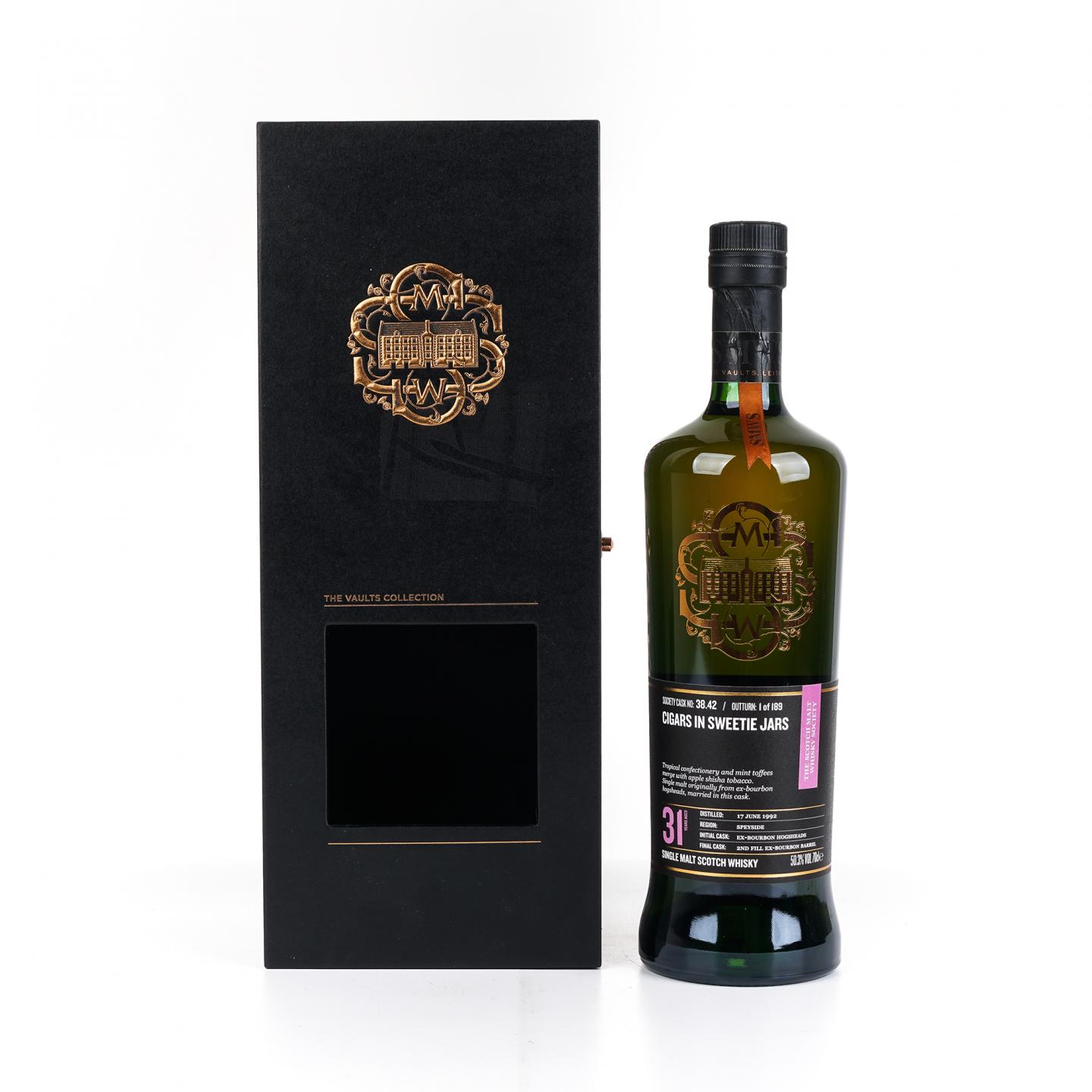 SMWS 38.42 凯普多尼克 31年 1992 黑标
