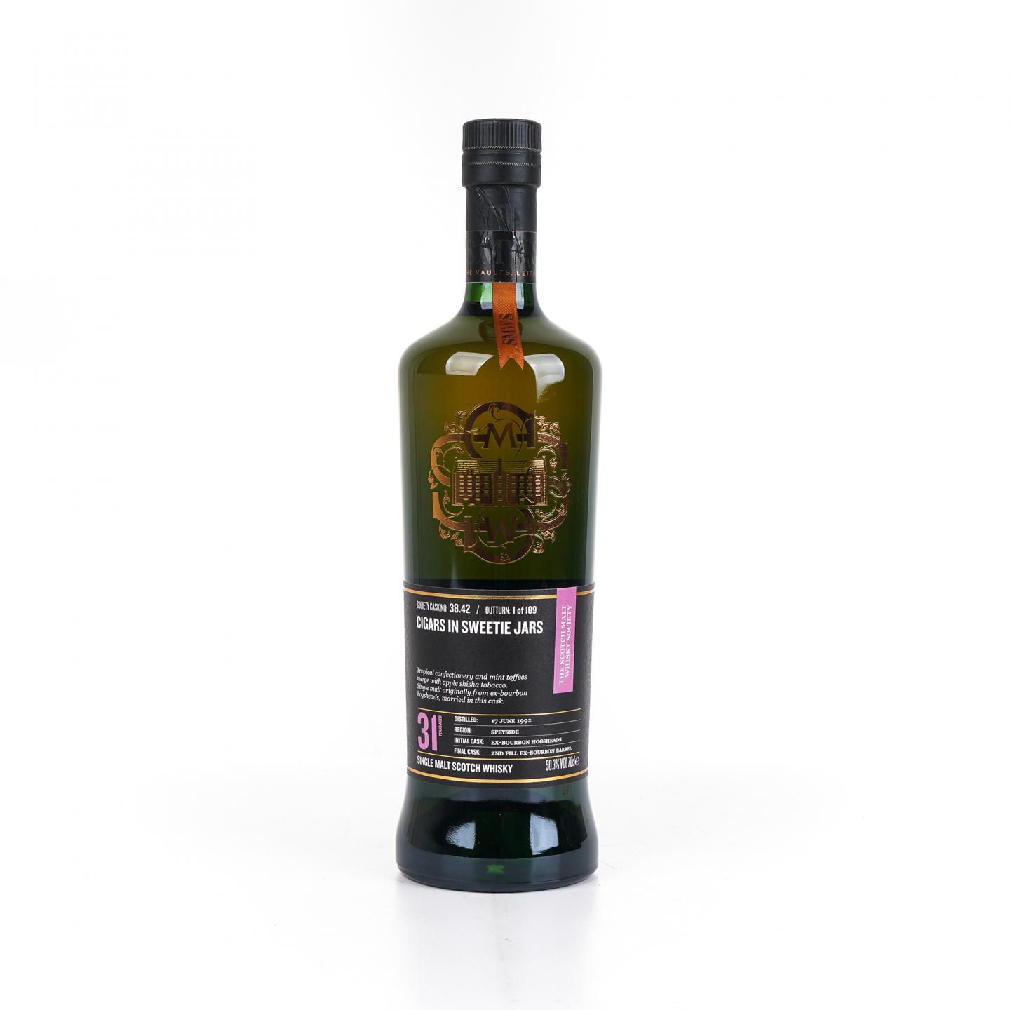 SMWS 38.42 凯普多尼克 31年 1992 黑标