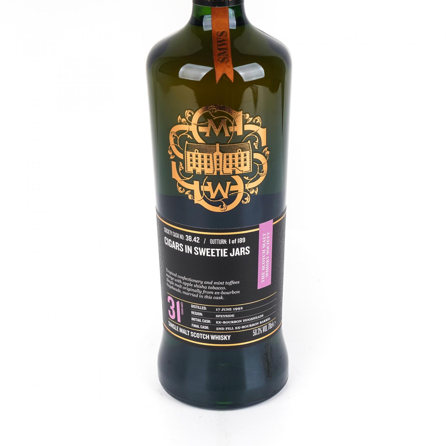 SMWS 38.42 凯普多尼克 31年 1992 黑标