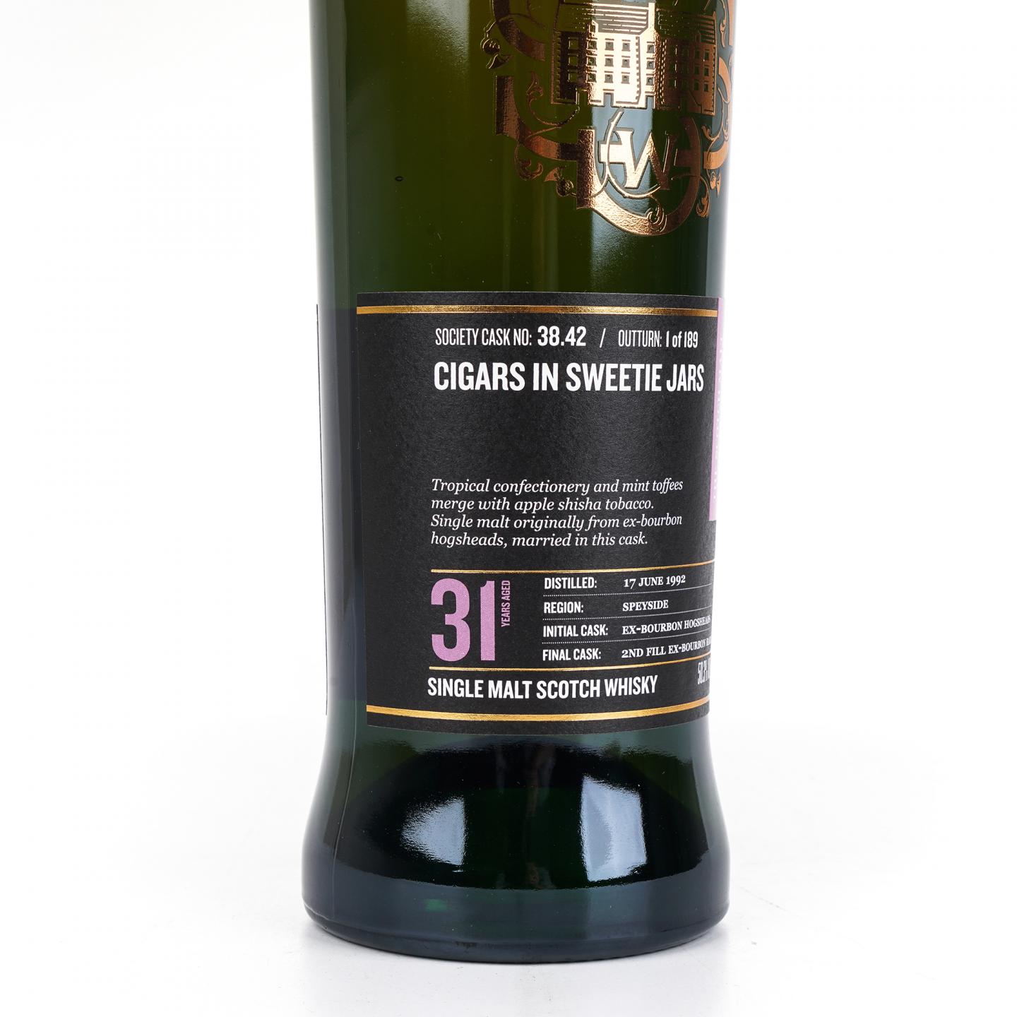 SMWS 38.42 凯普多尼克 31年 1992 黑标