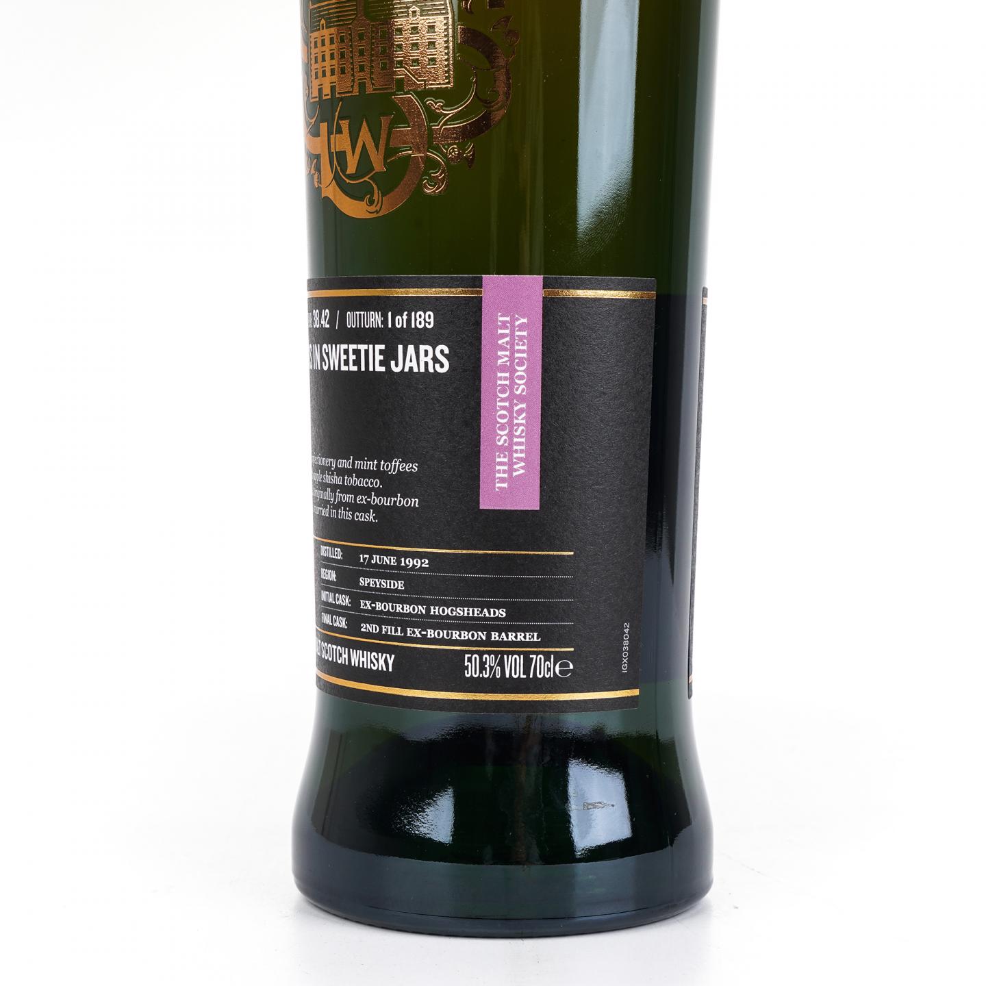 SMWS 38.42 凯普多尼克 31年 1992 黑标