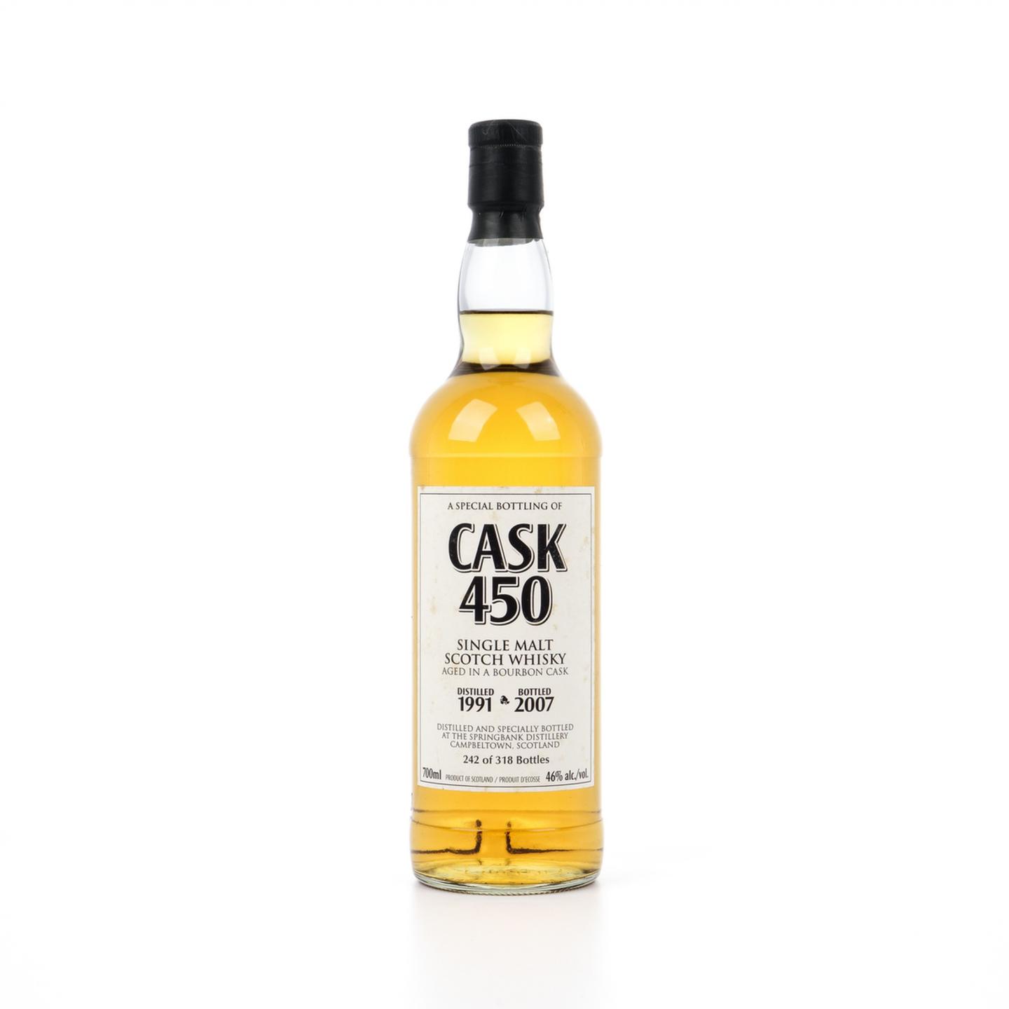 云顶 1991-2007 波本桶 Cask 450