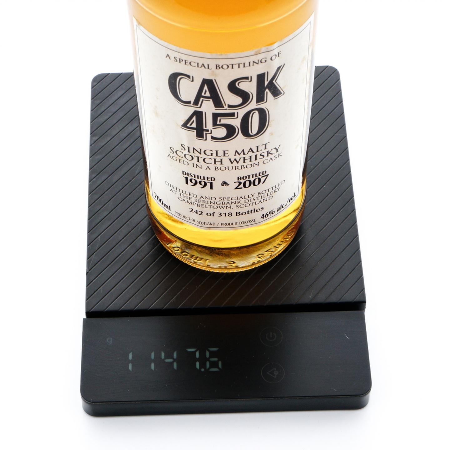 云顶 1991-2007 波本桶 Cask 450
