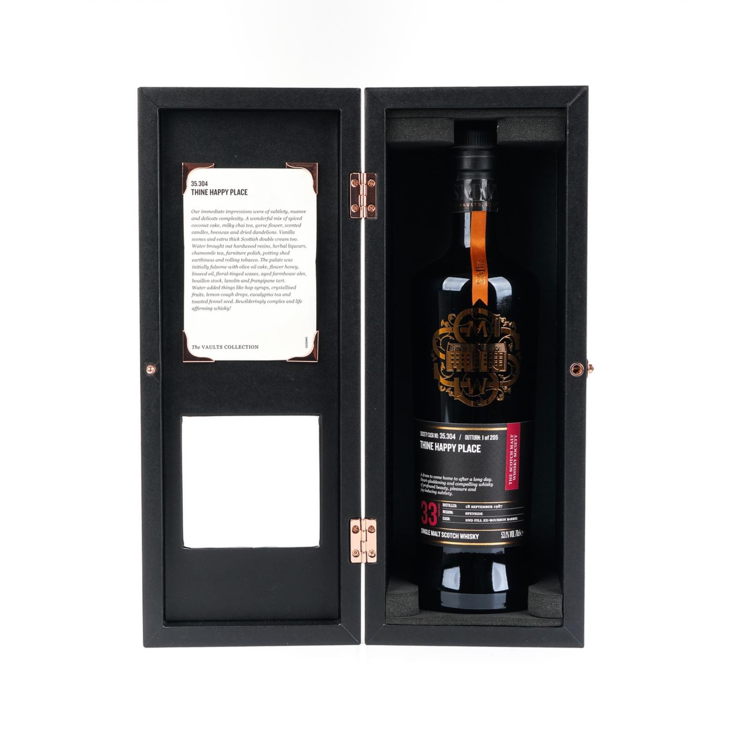 SMWS 35.304 格兰莫雷 33年 1987 单桶