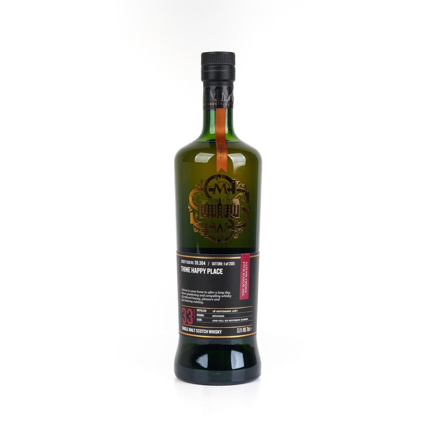 SMWS 35.304 格兰莫雷 33年 1987 单桶