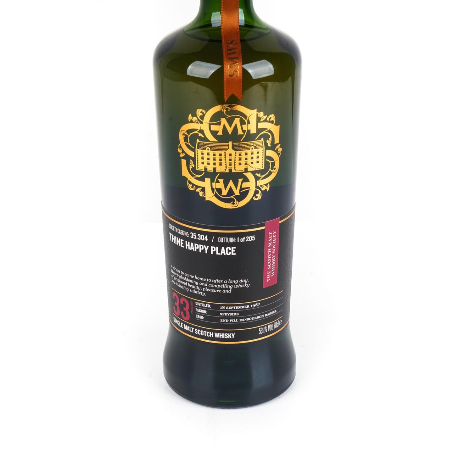 SMWS 35.304 格兰莫雷 33年 1987 单桶