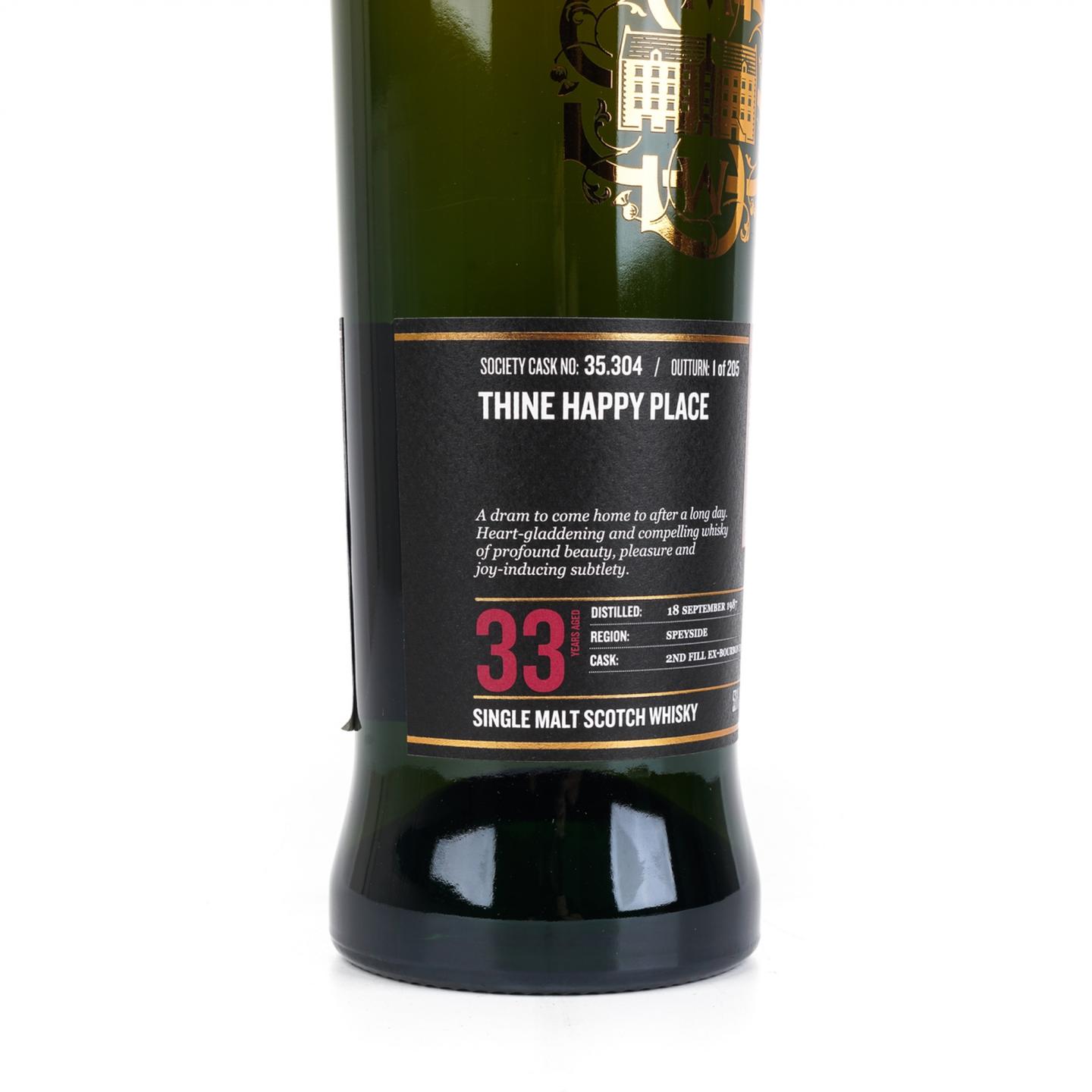 SMWS 35.304 格兰莫雷 33年 1987 单桶